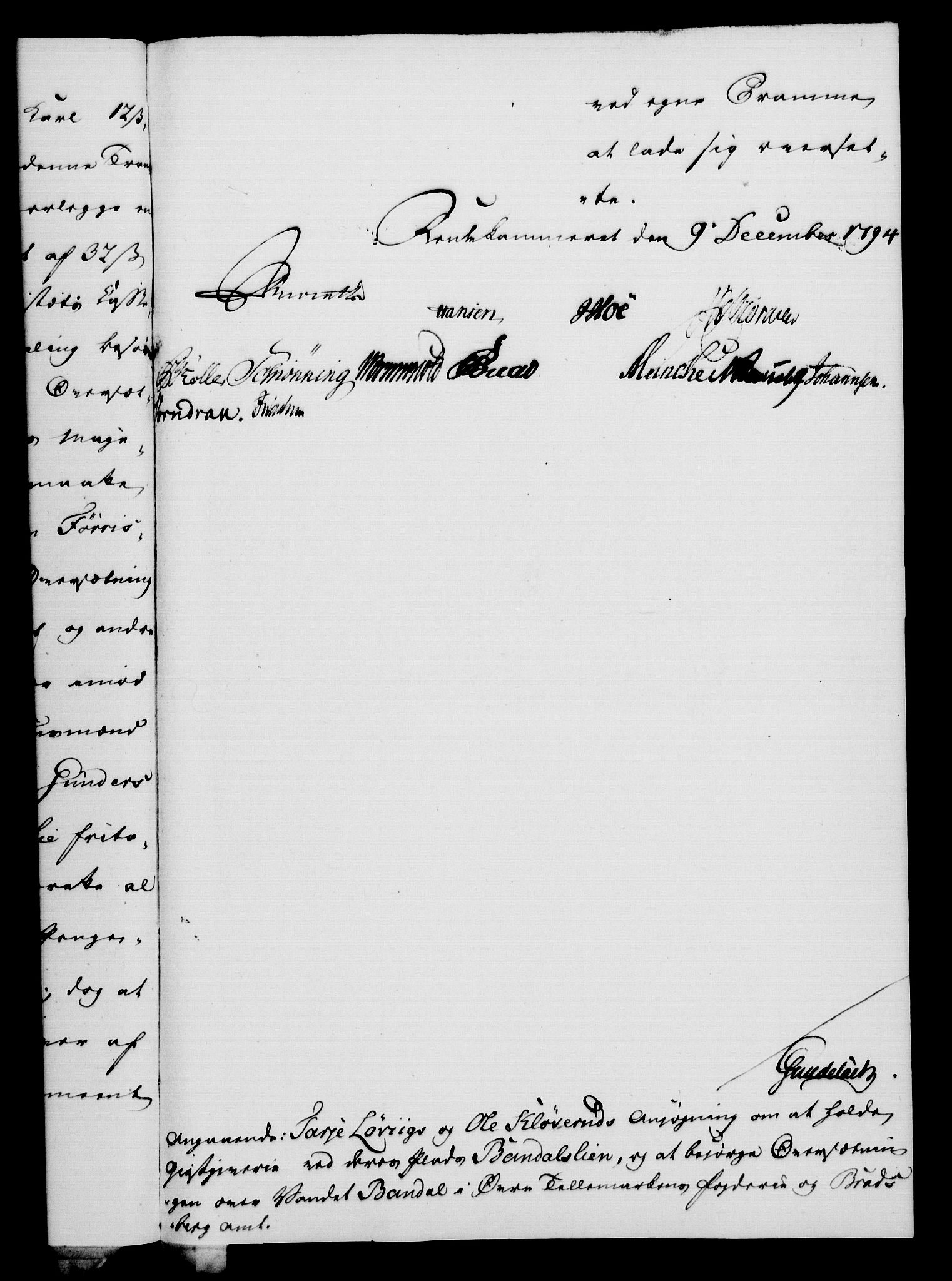 Rentekammeret, Kammerkanselliet, RA/EA-3111/G/Gf/Gfa/L0076: Norsk relasjons- og resolusjonsprotokoll (merket RK 52.76), 1794, p. 518
