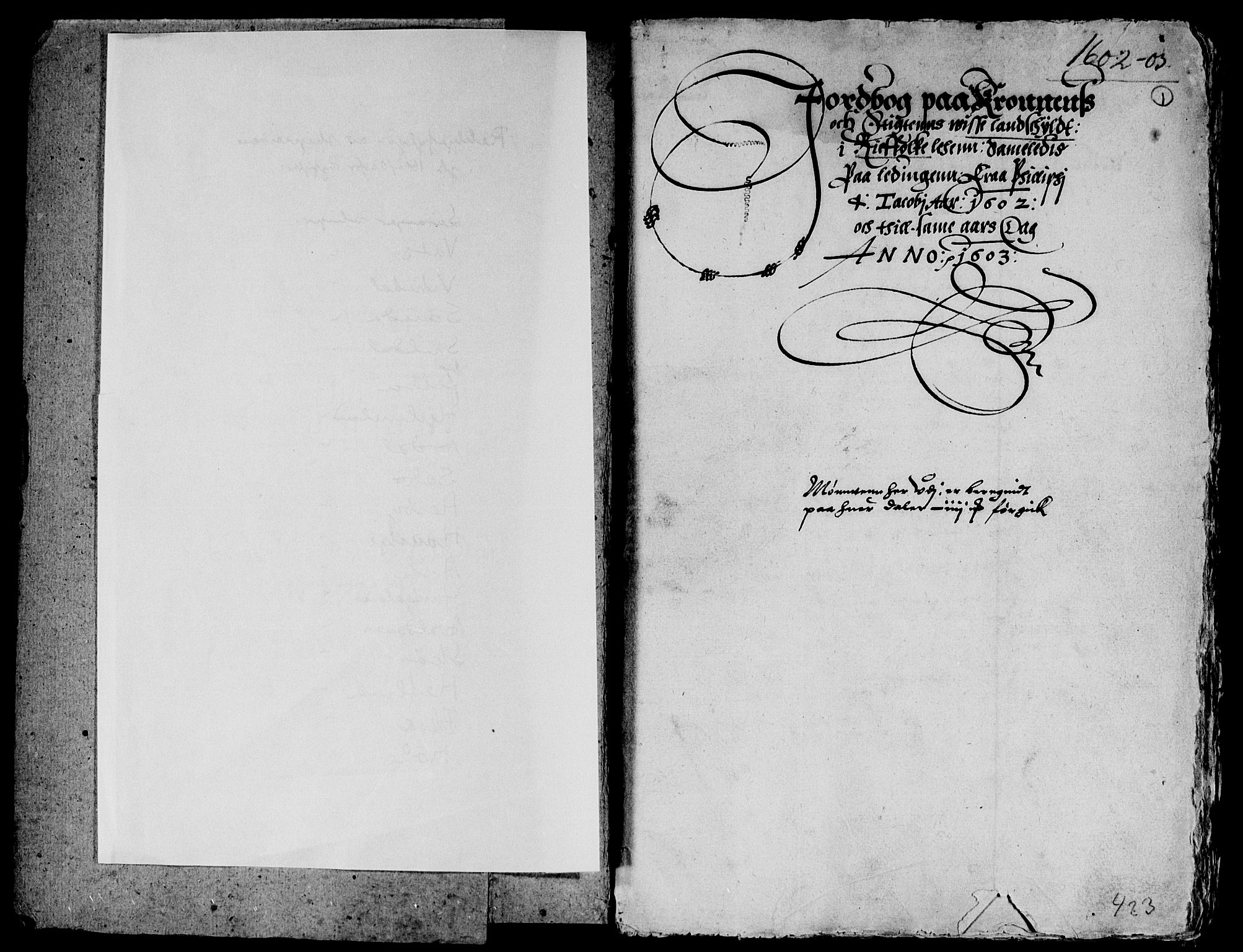 Rentekammeret inntil 1814, Reviderte regnskaper, Lensregnskaper, RA/EA-5023/R/Rb/Rbs/L0001: Stavanger len, 1601-1605