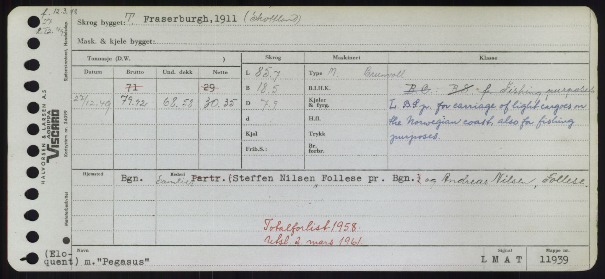 Sjøfartsdirektoratet med forløpere, Skipsmålingen, RA/S-1627/H/Hd/L0029: Fartøy, P, p. 131