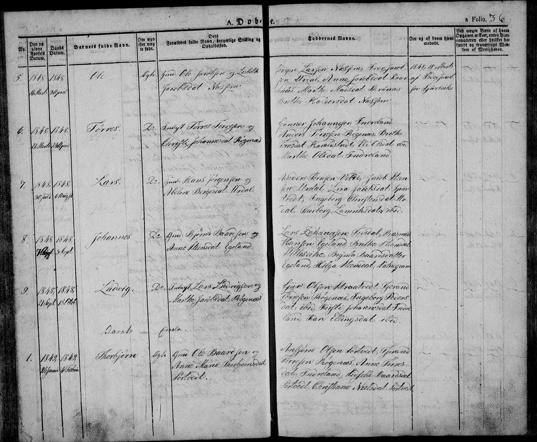 Skjold sokneprestkontor, AV/SAST-A-101847/H/Ha/Haa/L0005: Parish register (official) no. A 5, 1830-1856, p. 36