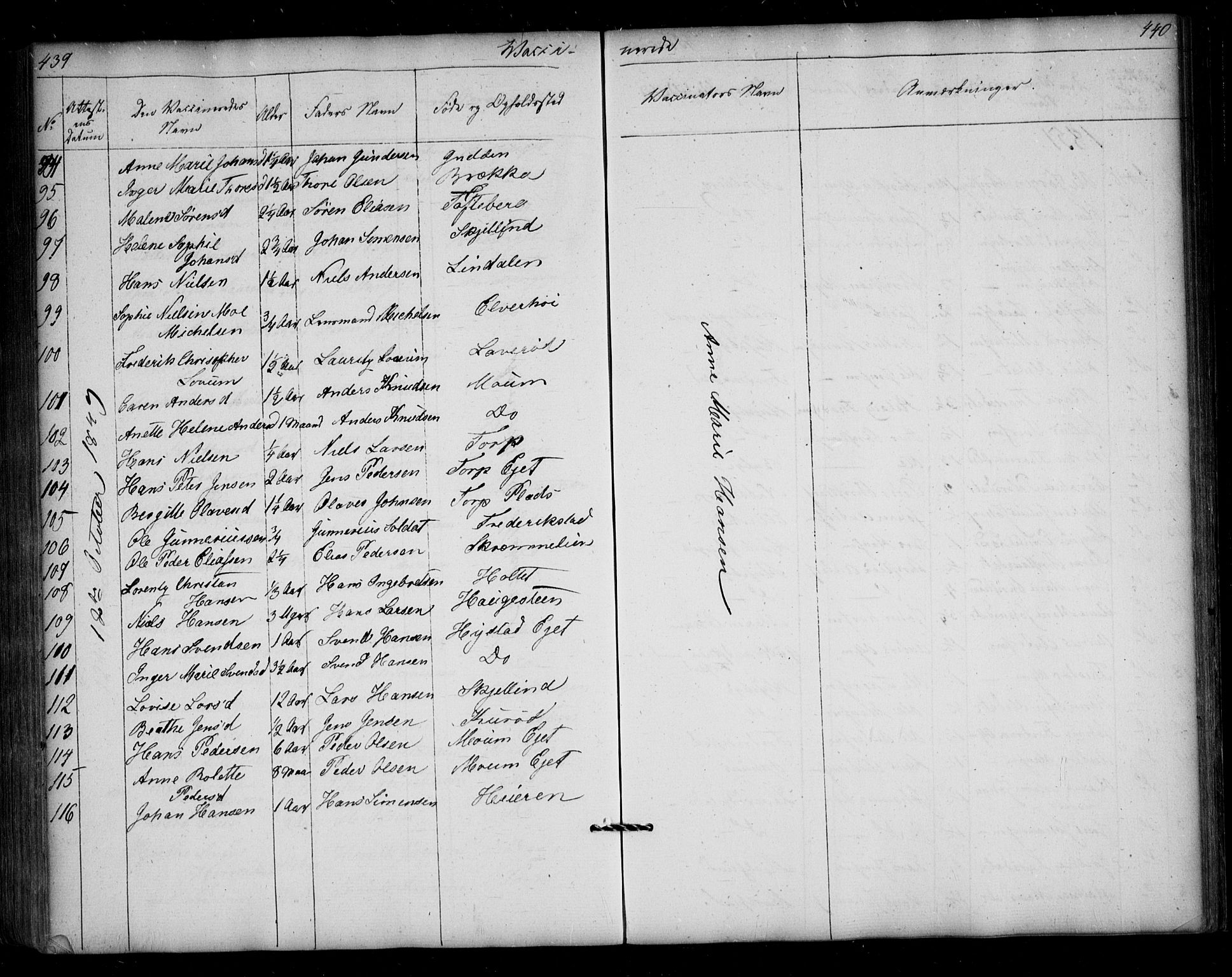 Borge prestekontor Kirkebøker, SAO/A-10903/F/Fa/L0005: Parish register (official) no. I 5, 1848-1860, p. 439-440