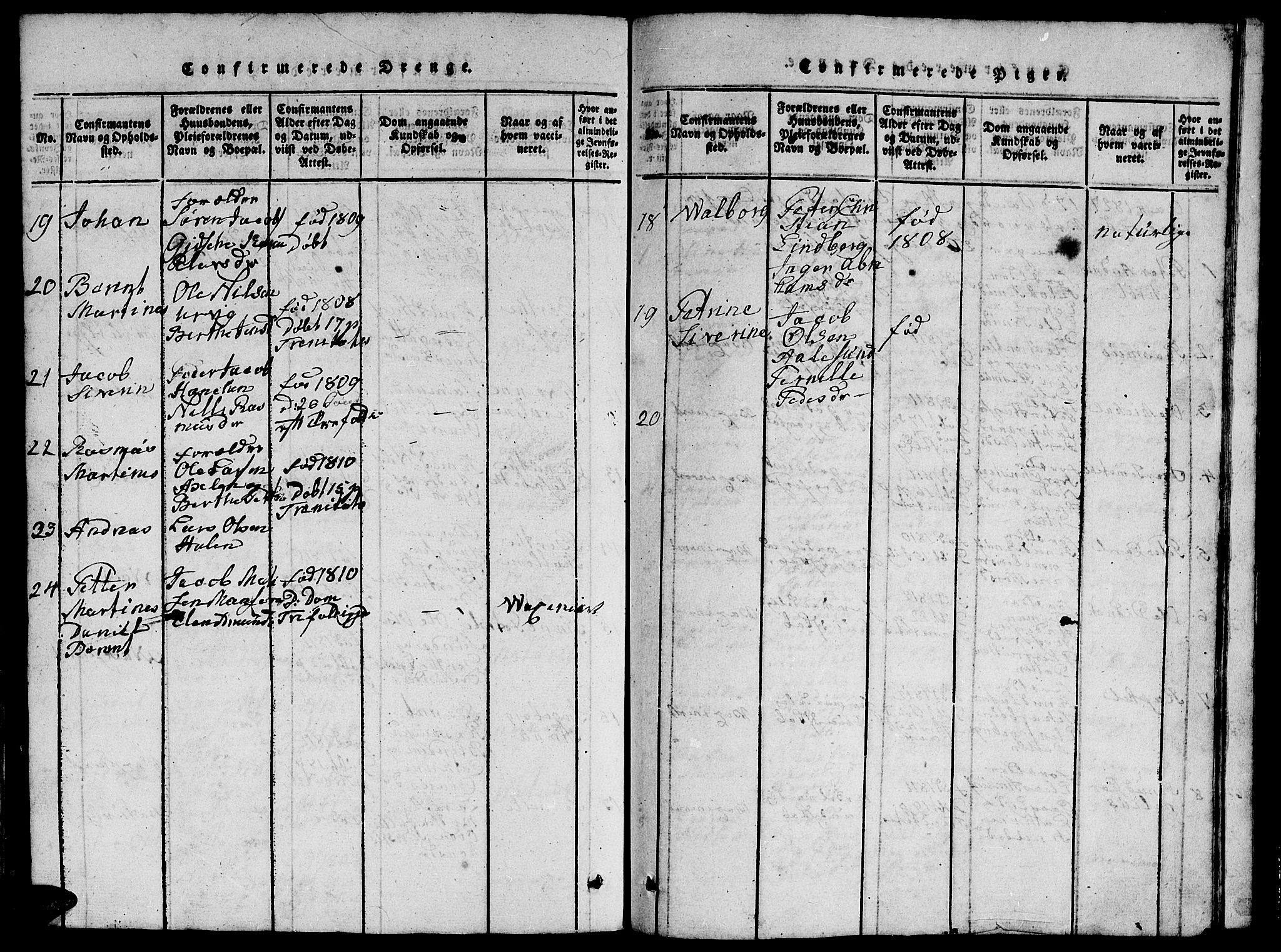 Ministerialprotokoller, klokkerbøker og fødselsregistre - Møre og Romsdal, AV/SAT-A-1454/528/L0423: Parish register (copy) no. 528C04, 1816-1827