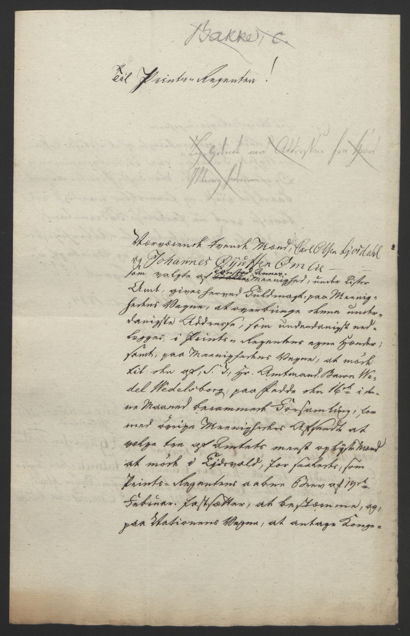 Statsrådssekretariatet, RA/S-1001/D/Db/L0008: Fullmakter for Eidsvollsrepresentantene i 1814. , 1814, p. 157