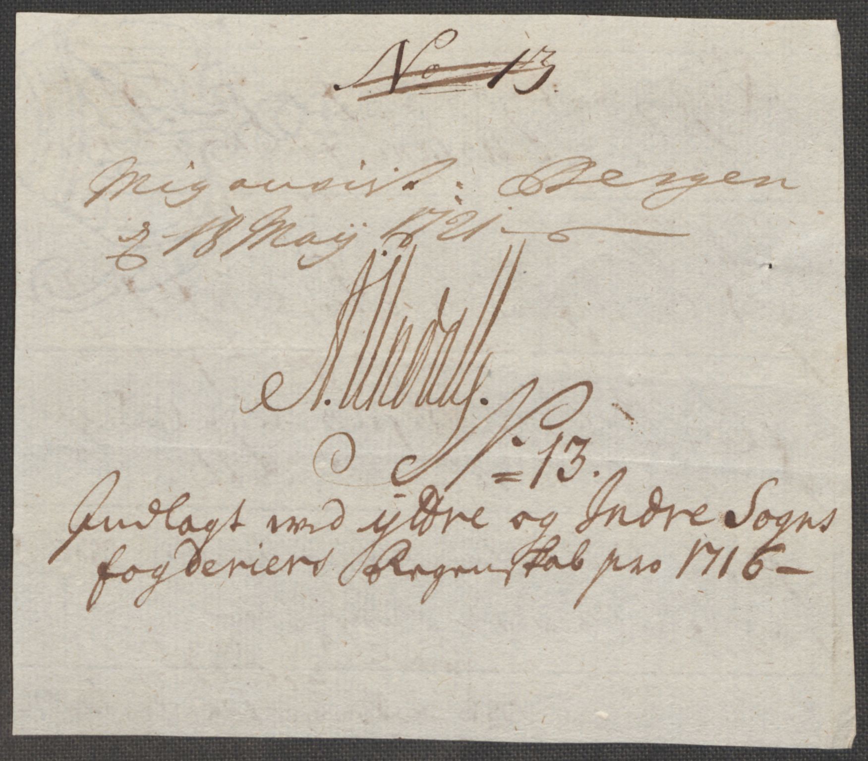 Rentekammeret inntil 1814, Reviderte regnskaper, Fogderegnskap, RA/EA-4092/R52/L3320: Fogderegnskap Sogn, 1715-1716, p. 429