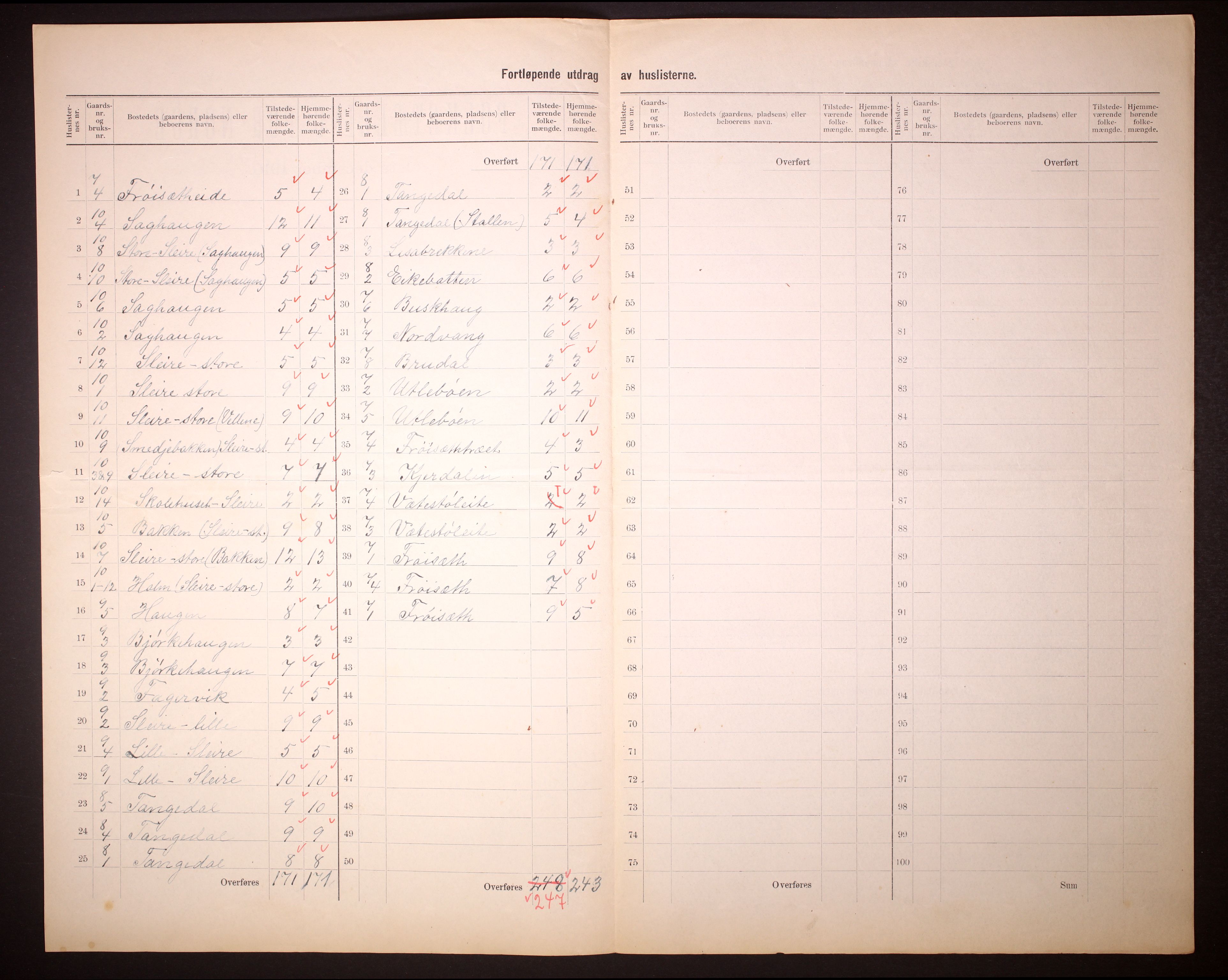 RA, 1910 census for Masfjorden, 1910, p. 8