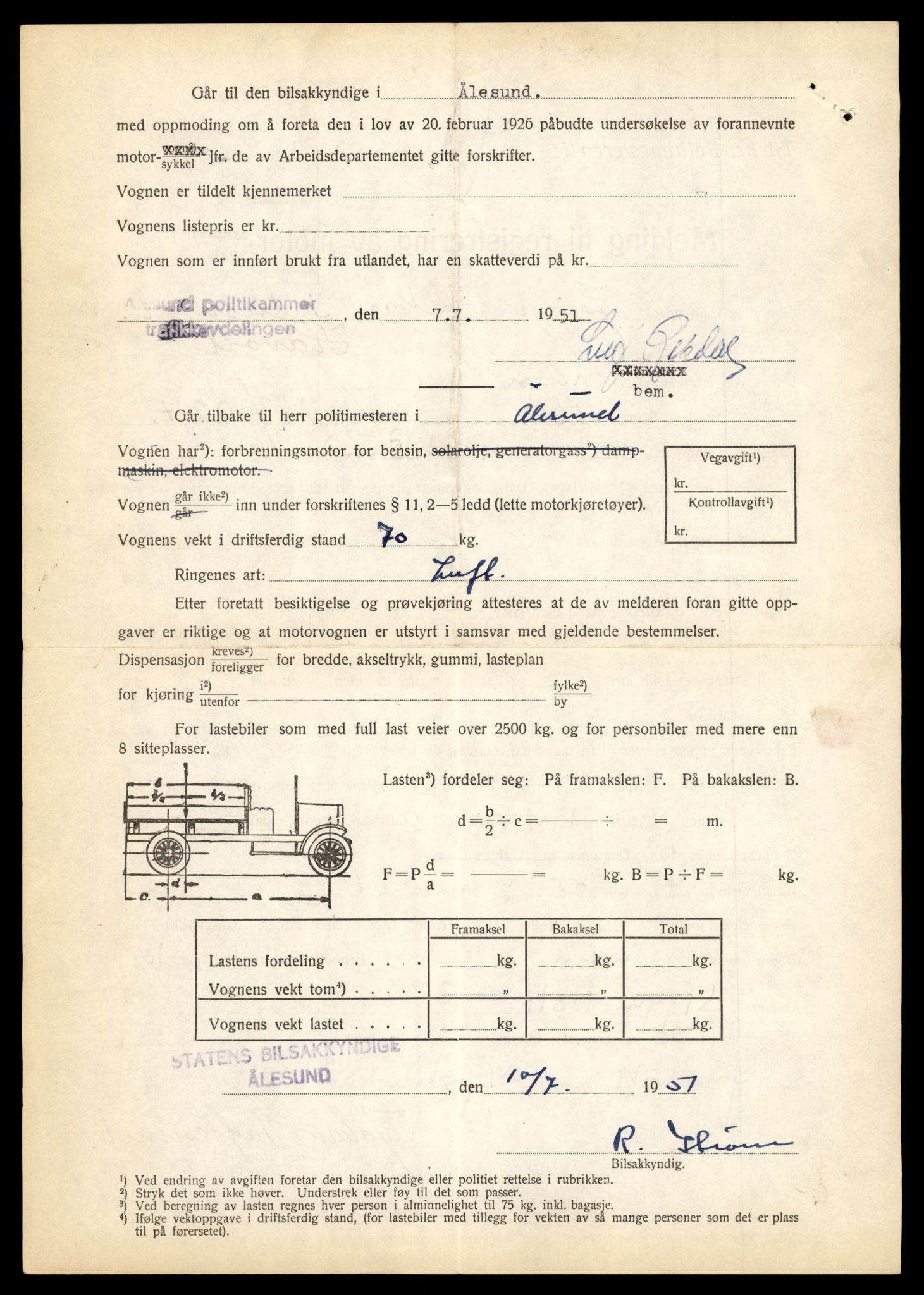 Møre og Romsdal vegkontor - Ålesund trafikkstasjon, AV/SAT-A-4099/F/Fe/L0012: Registreringskort for kjøretøy T 1290 - T 1450, 1927-1998, p. 2713