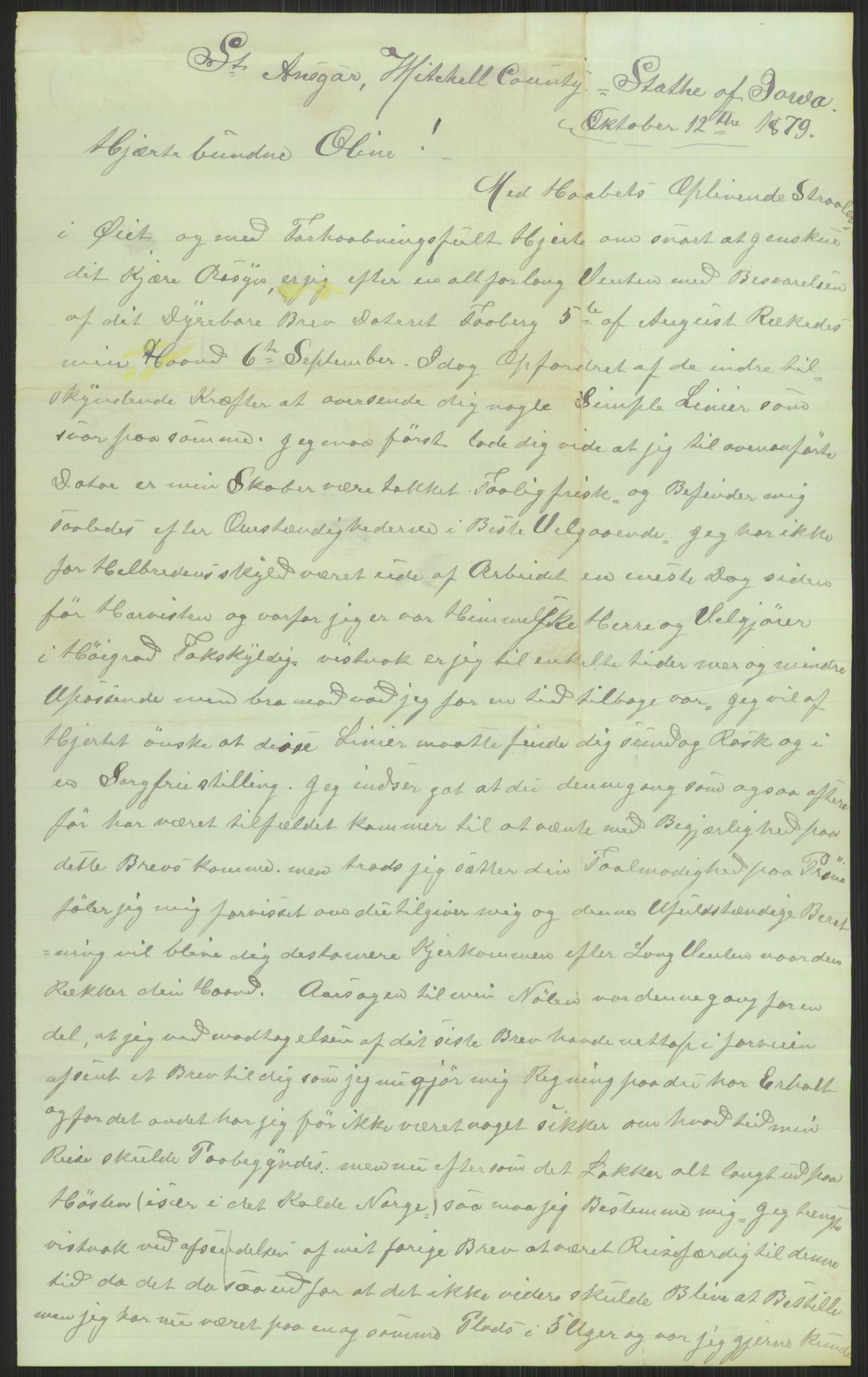 Samlinger til kildeutgivelse, Amerikabrevene, AV/RA-EA-4057/F/L0014: Innlån fra Oppland: Nyberg - Slettahaugen, 1838-1914, p. 571