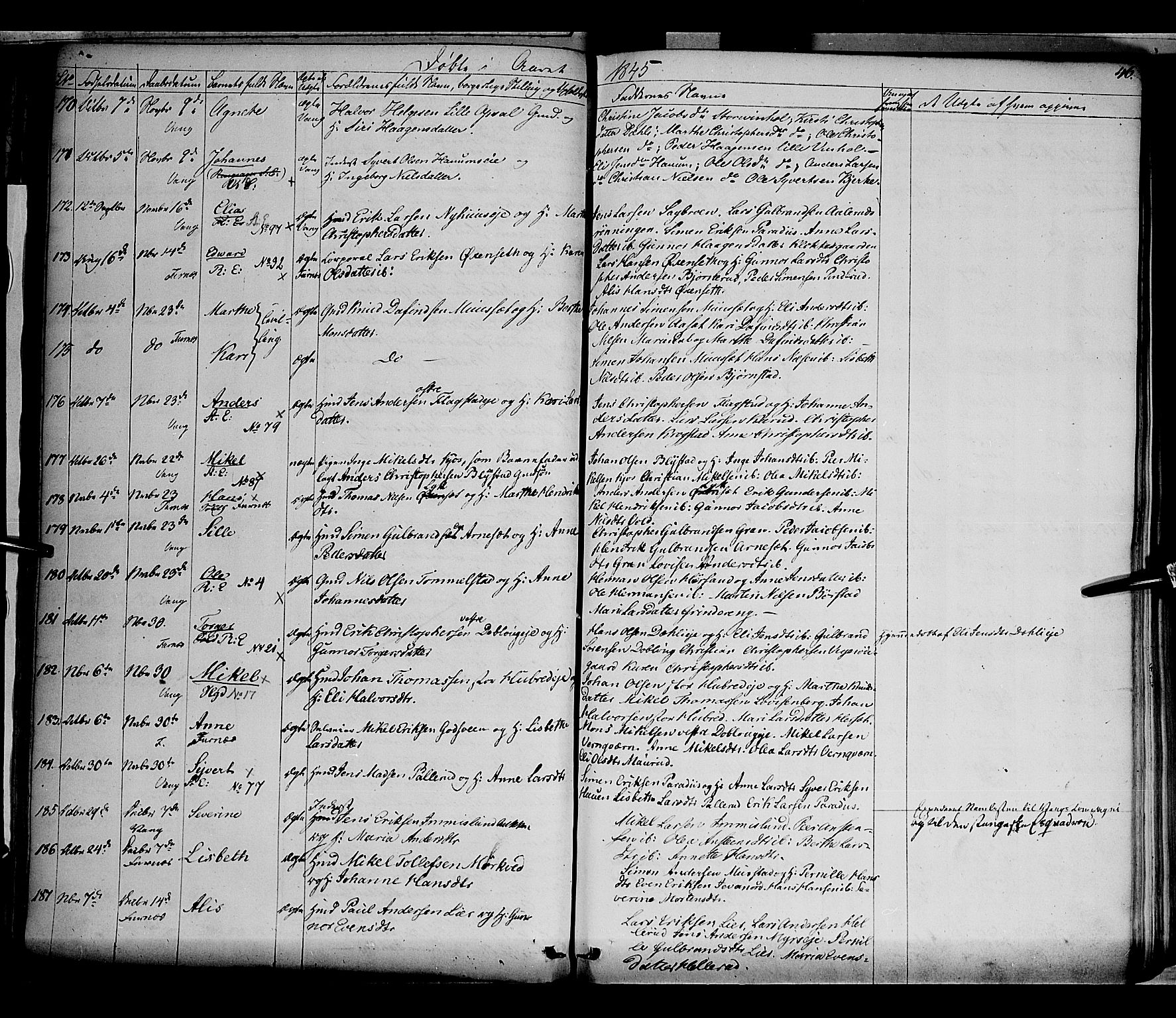 Vang prestekontor, Hedmark, AV/SAH-PREST-008/H/Ha/Haa/L0010: Parish register (official) no. 10, 1841-1855, p. 46