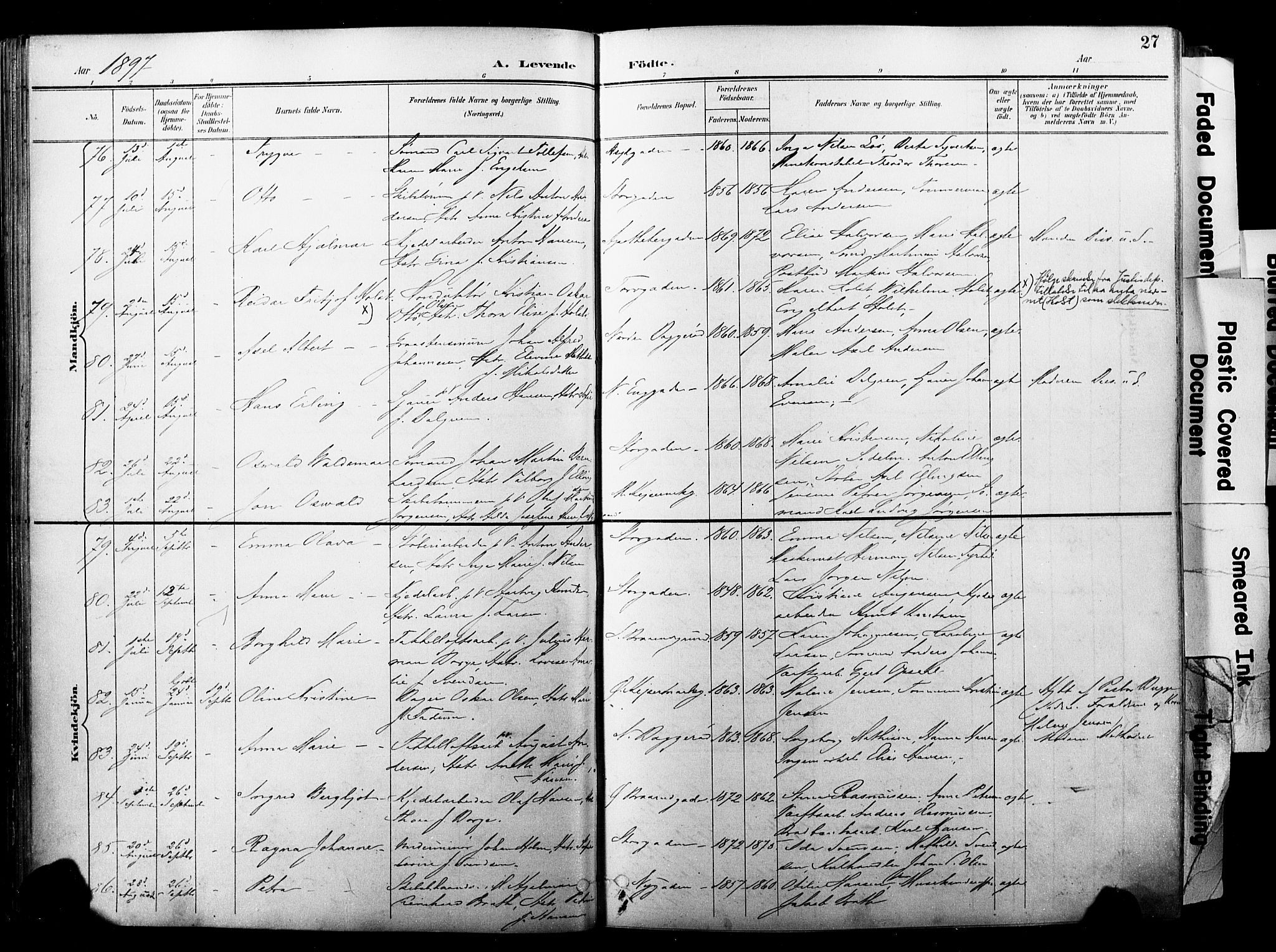 Horten kirkebøker, SAKO/A-348/F/Fa/L0005: Parish register (official) no. 5, 1896-1904, p. 27
