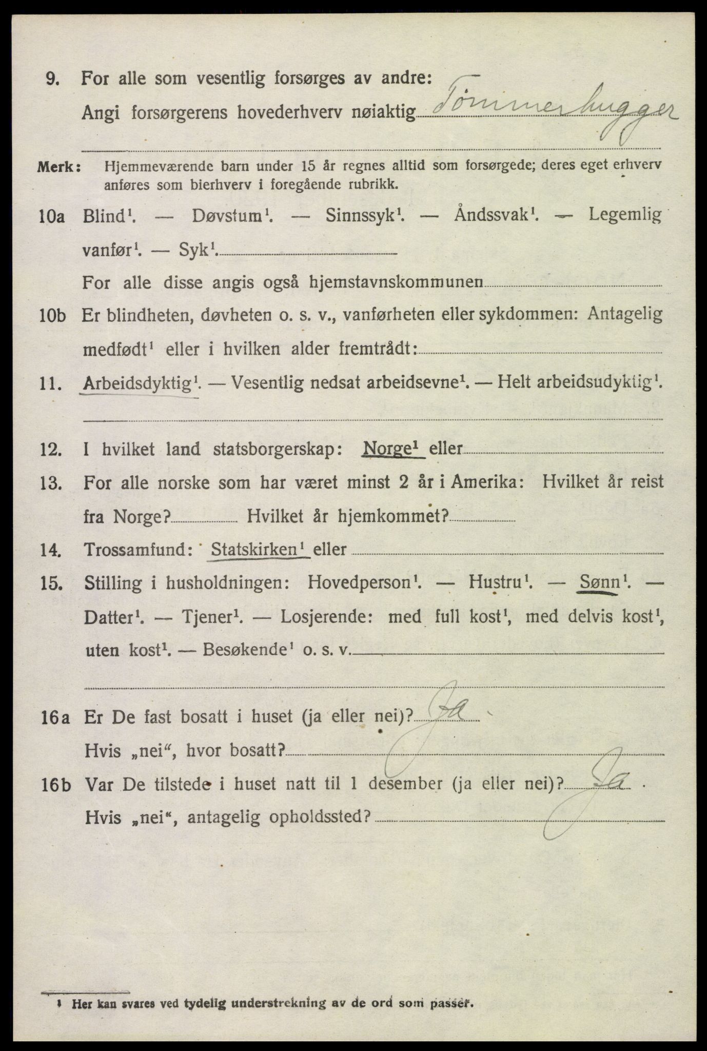 SAH, 1920 census for Nord-Odal, 1920, p. 7532