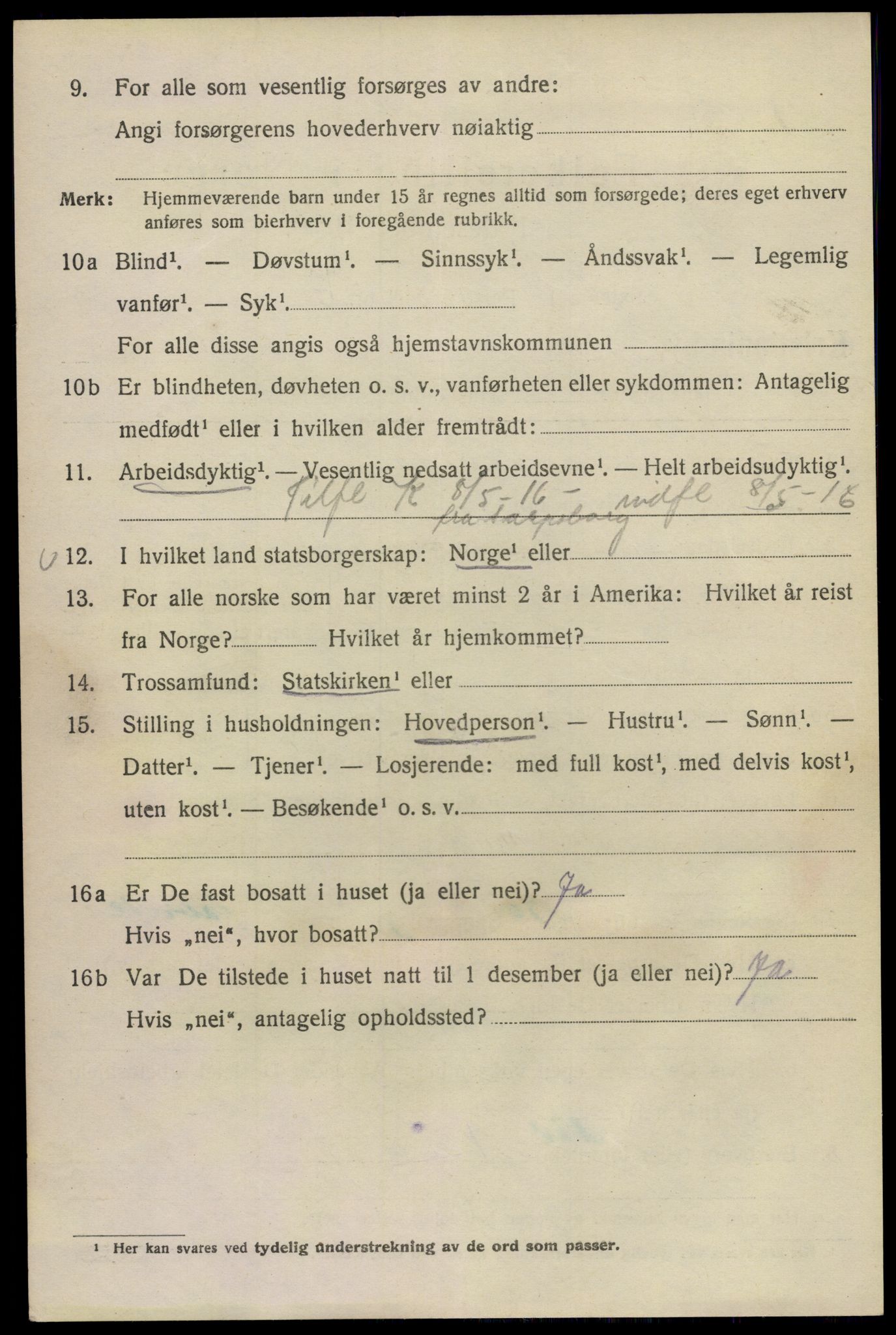 SAO, 1920 census for Kristiania, 1920, p. 399786