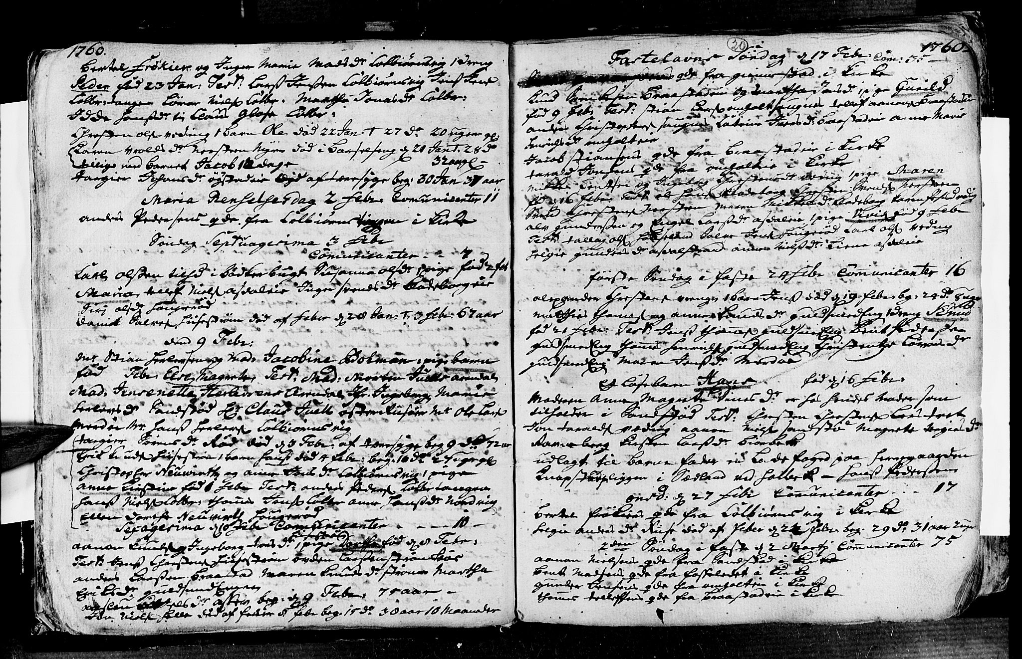 Øyestad sokneprestkontor, AV/SAK-1111-0049/F/Fa/L0006: Parish register (official) no. A 6, 1758-1776, p. 20