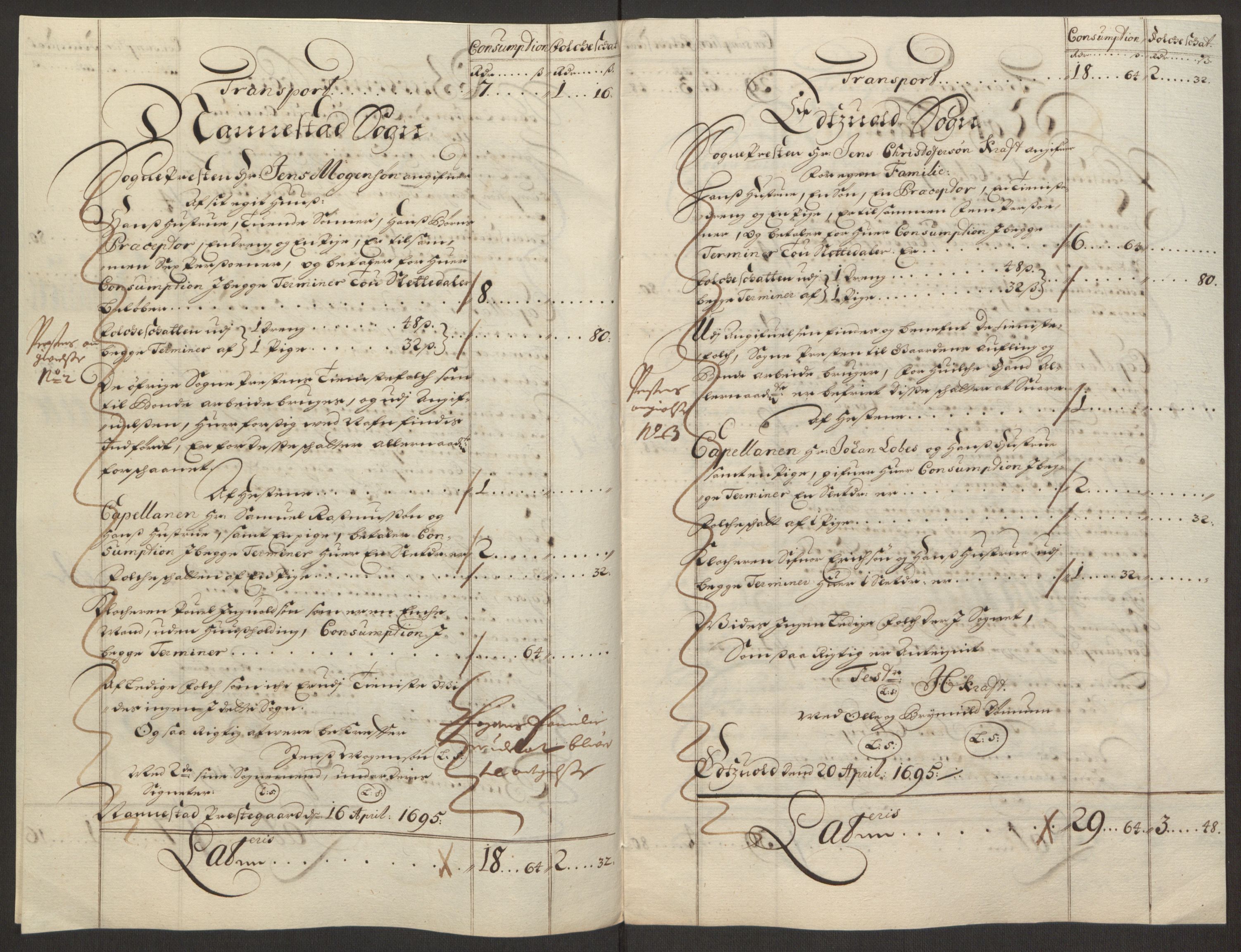 Rentekammeret inntil 1814, Reviderte regnskaper, Fogderegnskap, RA/EA-4092/R12/L0707: Fogderegnskap Øvre Romerike, 1695, p. 239