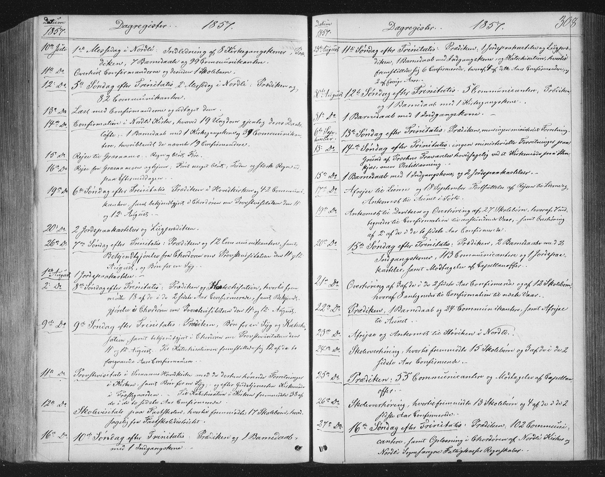 Ministerialprotokoller, klokkerbøker og fødselsregistre - Nord-Trøndelag, SAT/A-1458/749/L0472: Parish register (official) no. 749A06, 1857-1873, p. 308
