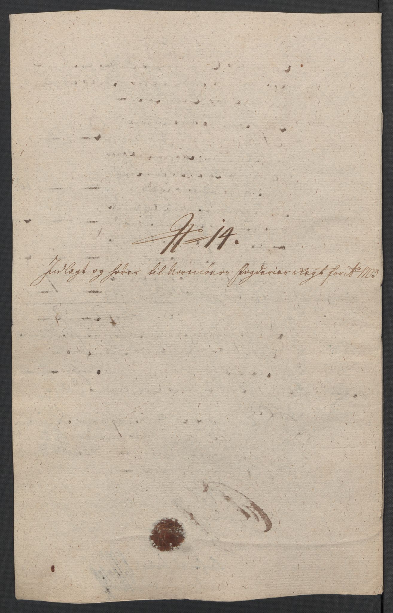 Rentekammeret inntil 1814, Reviderte regnskaper, Fogderegnskap, RA/EA-4092/R56/L3740: Fogderegnskap Nordmøre, 1703-1704, p. 118