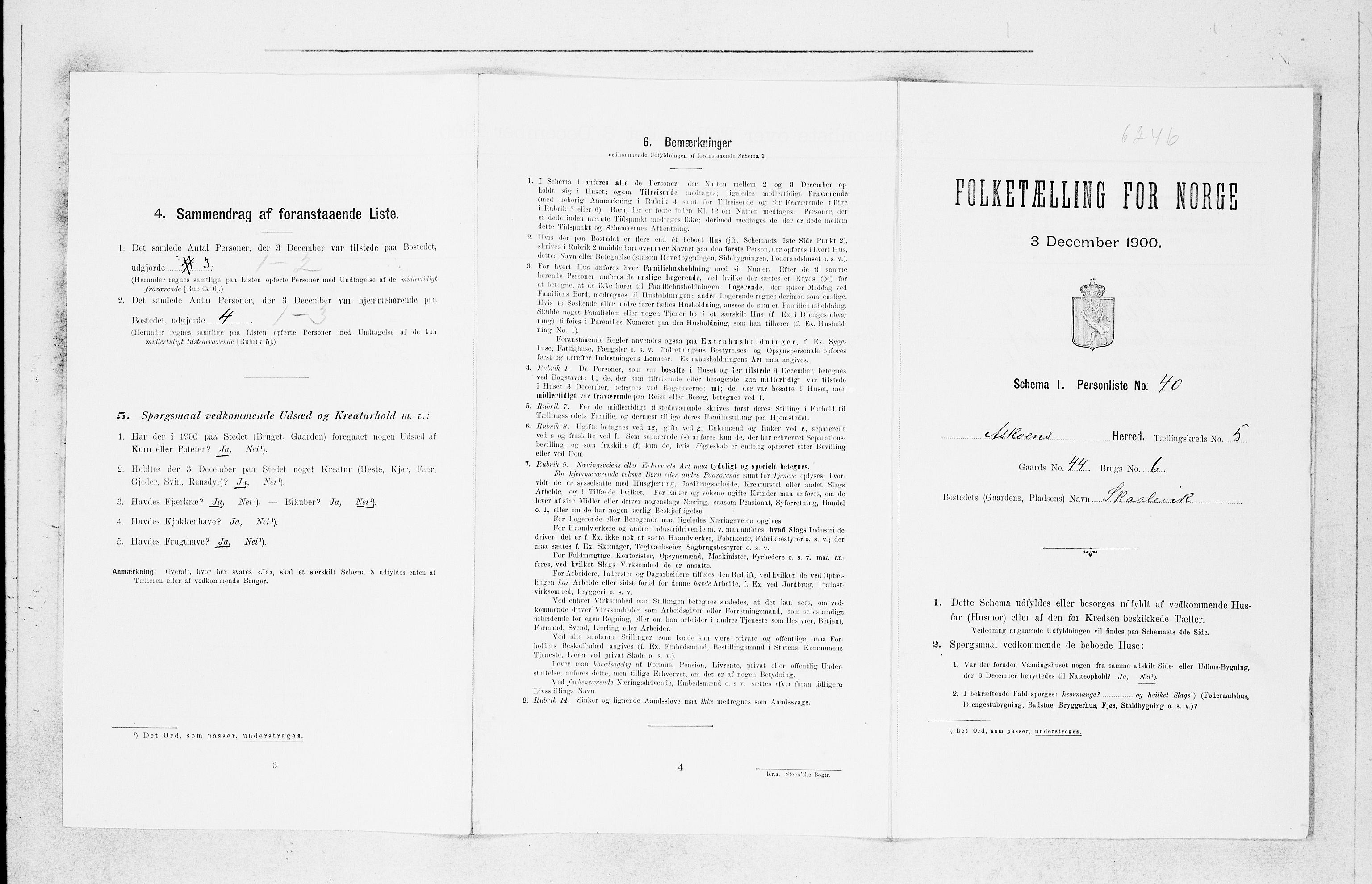 SAB, 1900 census for Askøy, 1900, p. 778