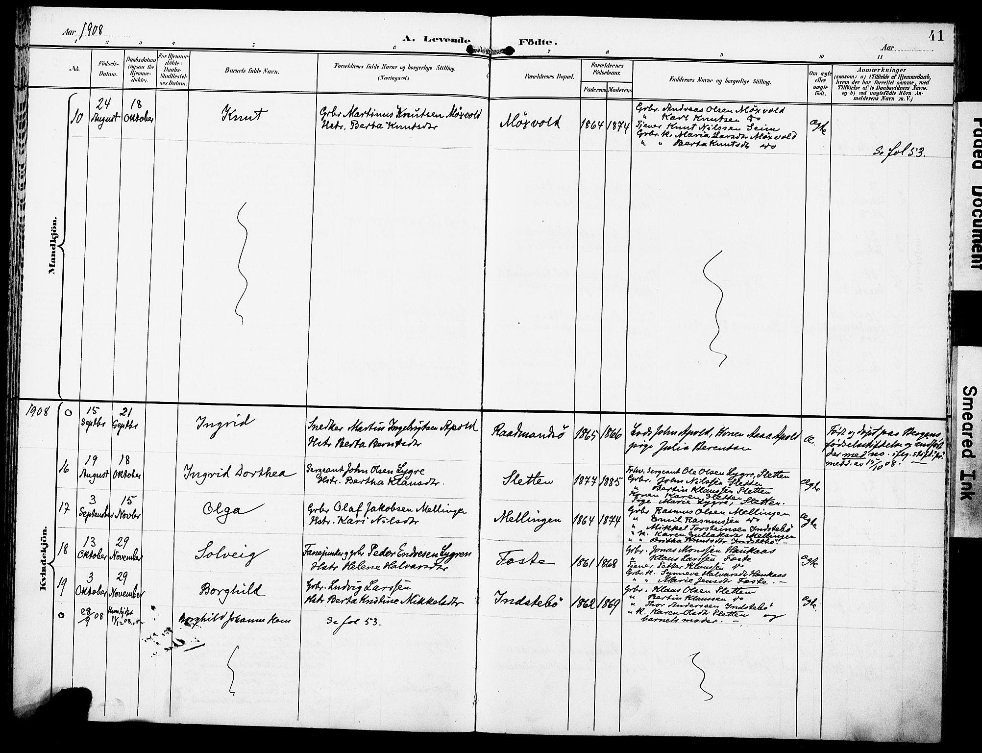 Lindås Sokneprestembete, SAB/A-76701/H/Haa: Parish register (official) no. E 2, 1897-1912, p. 41
