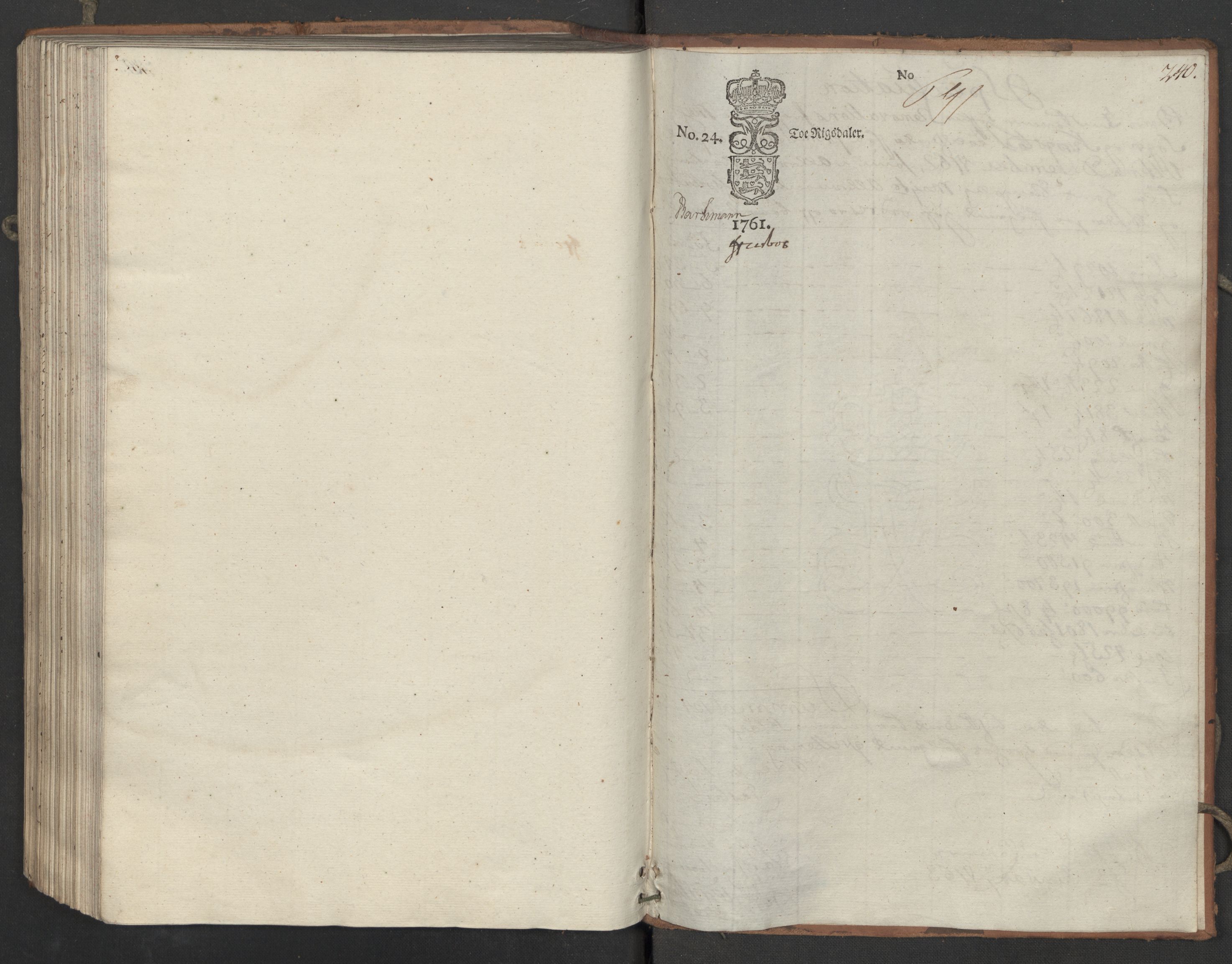 Generaltollkammeret, tollregnskaper, AV/RA-EA-5490/R05/L0039/0001: Tollregnskaper Moss, Son, Krokstad / Utgående hovedtollbok, 1762, p. 239b-240a