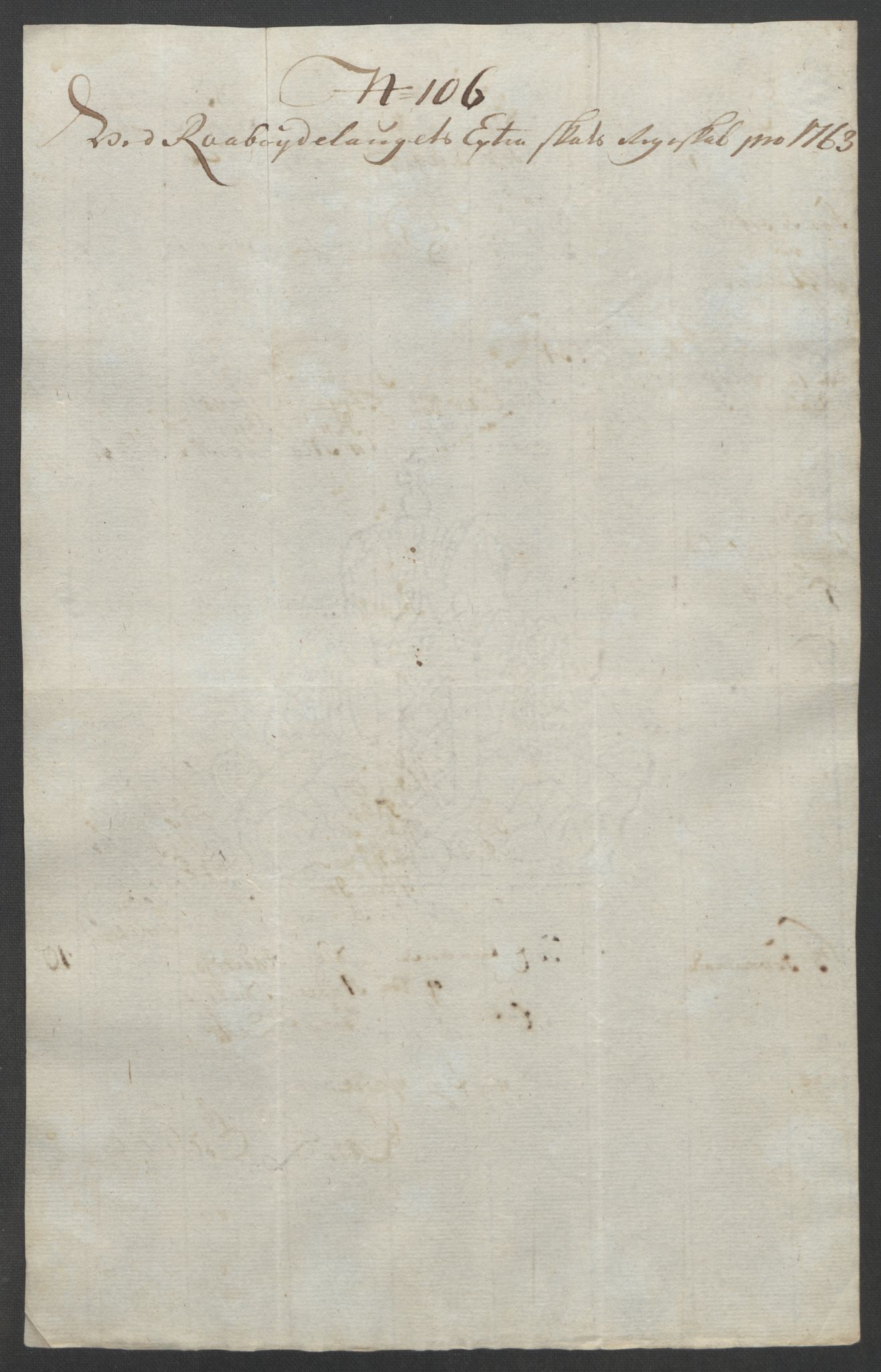 Rentekammeret inntil 1814, Reviderte regnskaper, Fogderegnskap, AV/RA-EA-4092/R40/L2517: Ekstraskatten Råbyggelag, 1762-1763, p. 529