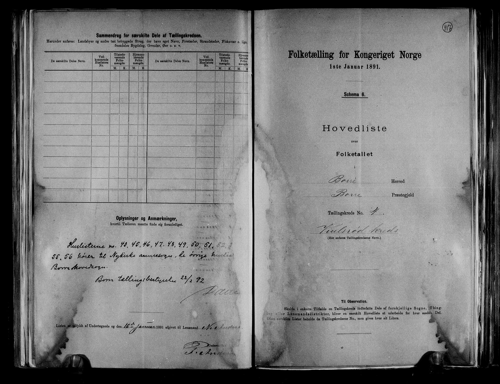RA, 1891 census for 0717 Borre, 1891, p. 12