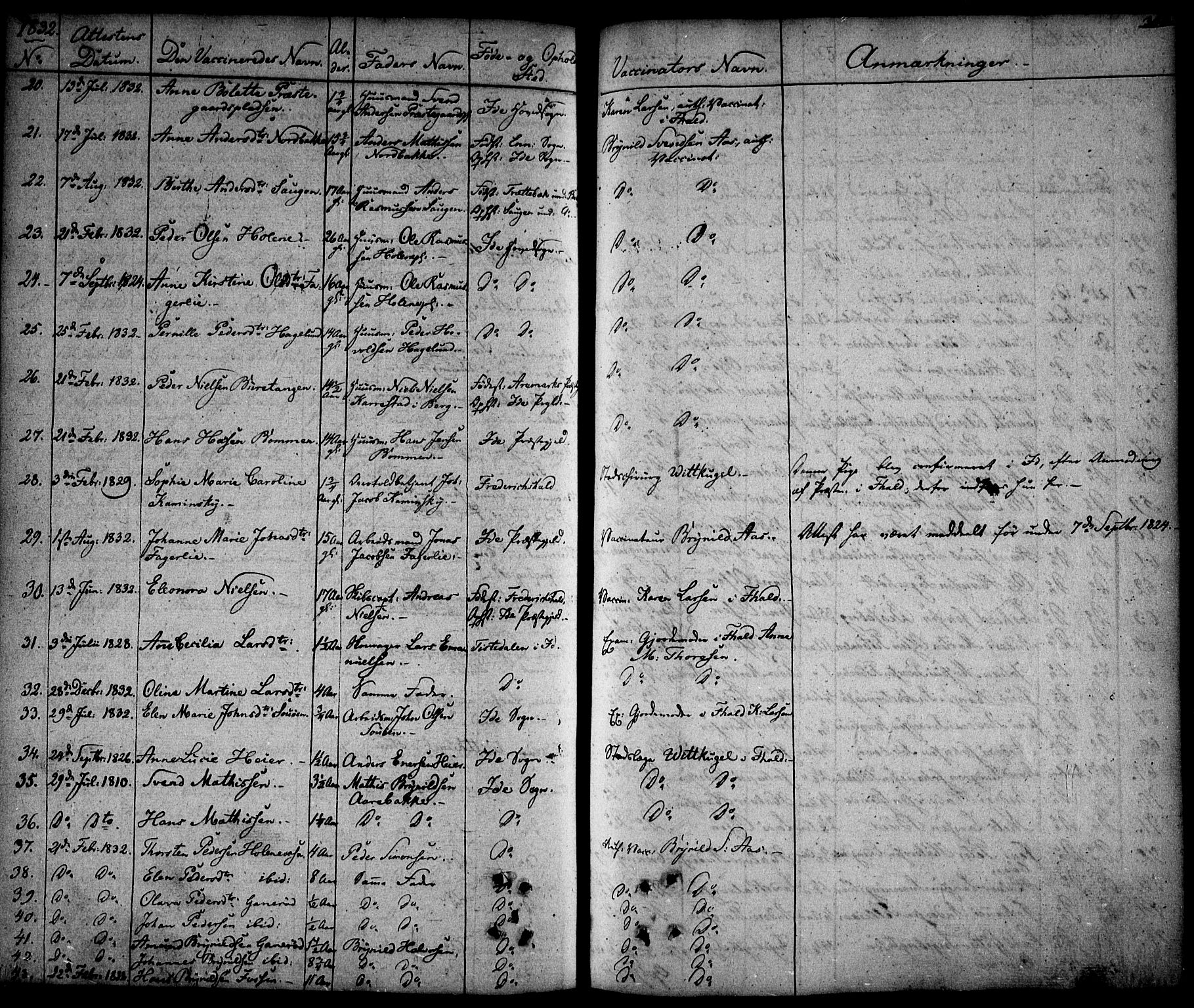 Idd prestekontor Kirkebøker, AV/SAO-A-10911/F/Fc/L0003: Parish register (official) no. III 3, 1832-1847, p. 352