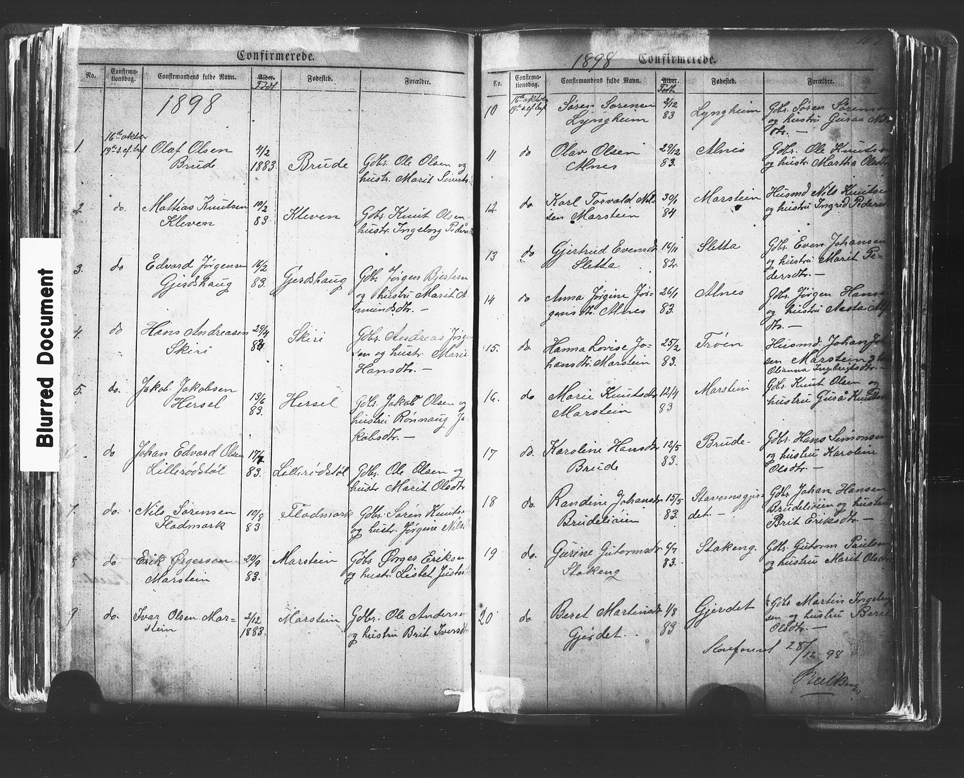 Ministerialprotokoller, klokkerbøker og fødselsregistre - Møre og Romsdal, SAT/A-1454/546/L0596: Parish register (copy) no. 546C02, 1867-1921, p. 163