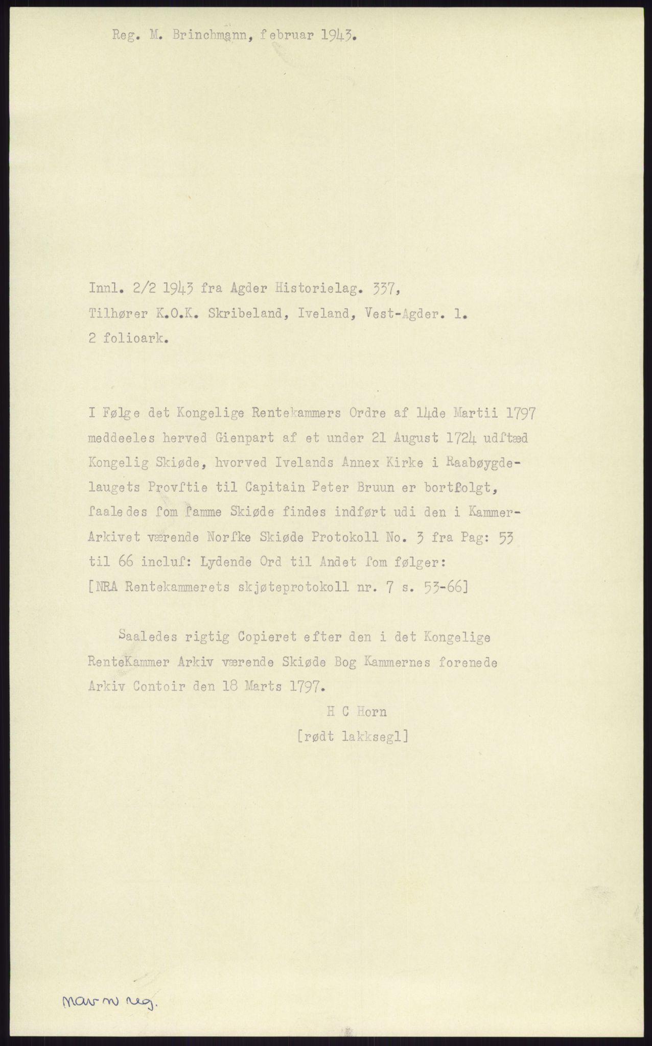 Samlinger til kildeutgivelse, Diplomavskriftsamlingen, AV/RA-EA-4053/H/Ha, p. 2833