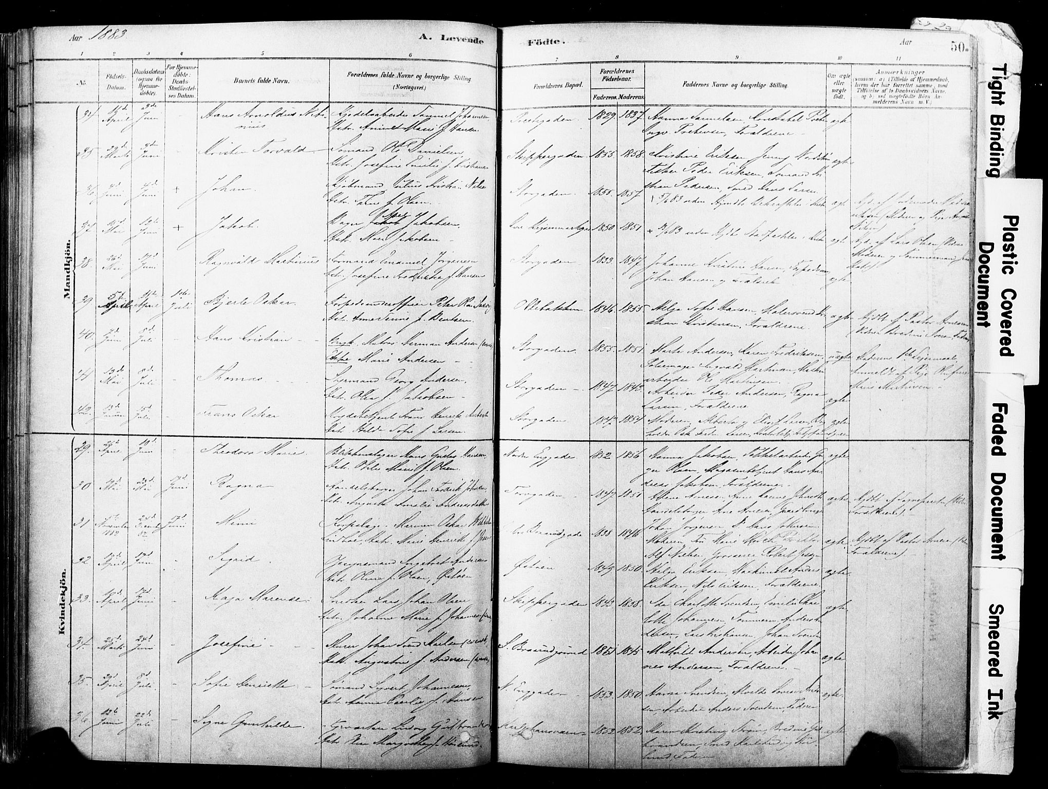 Horten kirkebøker, SAKO/A-348/F/Fa/L0003: Parish register (official) no. 3, 1878-1887, p. 50