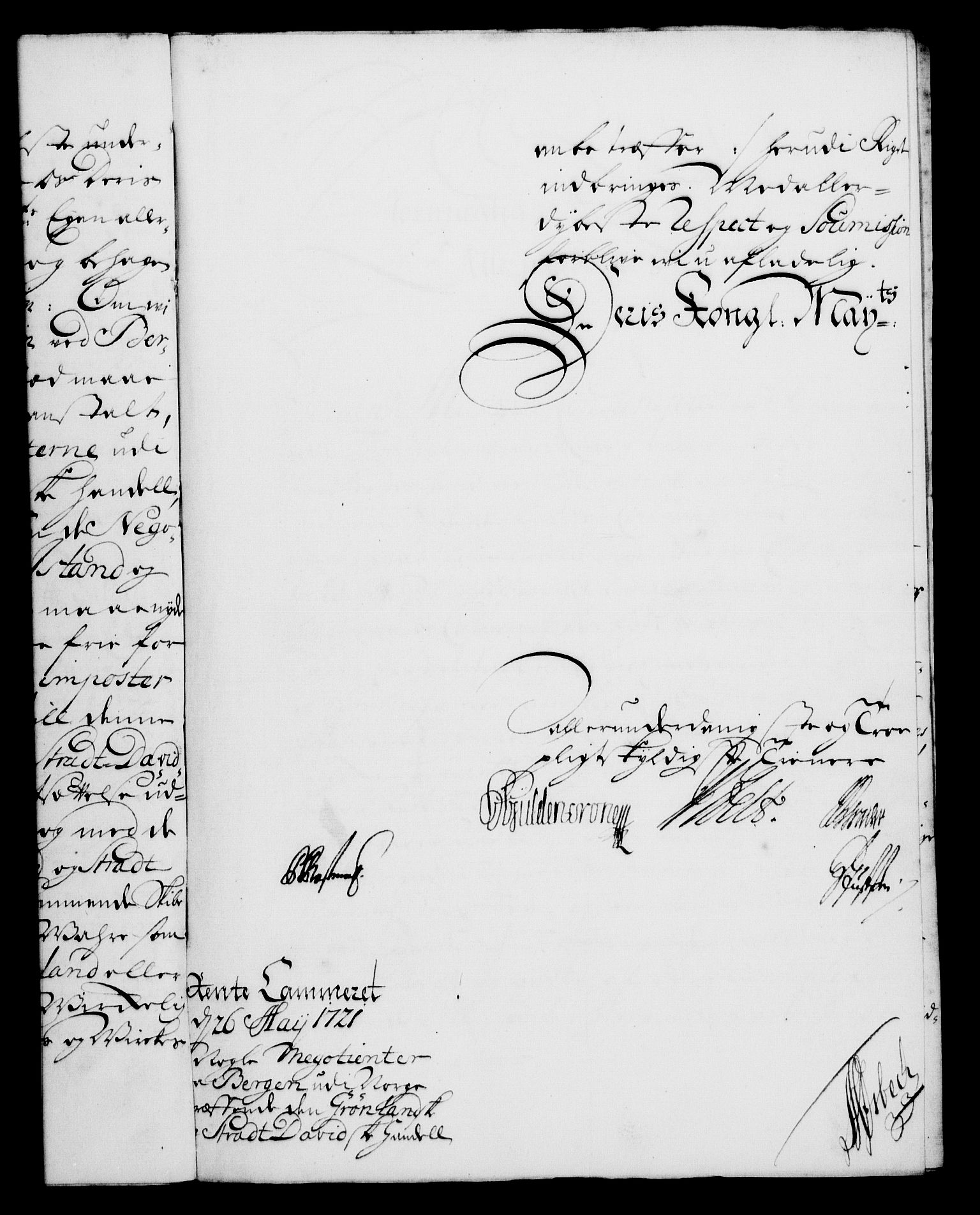 Rentekammeret, Kammerkanselliet, RA/EA-3111/G/Gf/Gfa/L0004: Norsk relasjons- og resolusjonsprotokoll (merket RK 52.4), 1721, p. 945