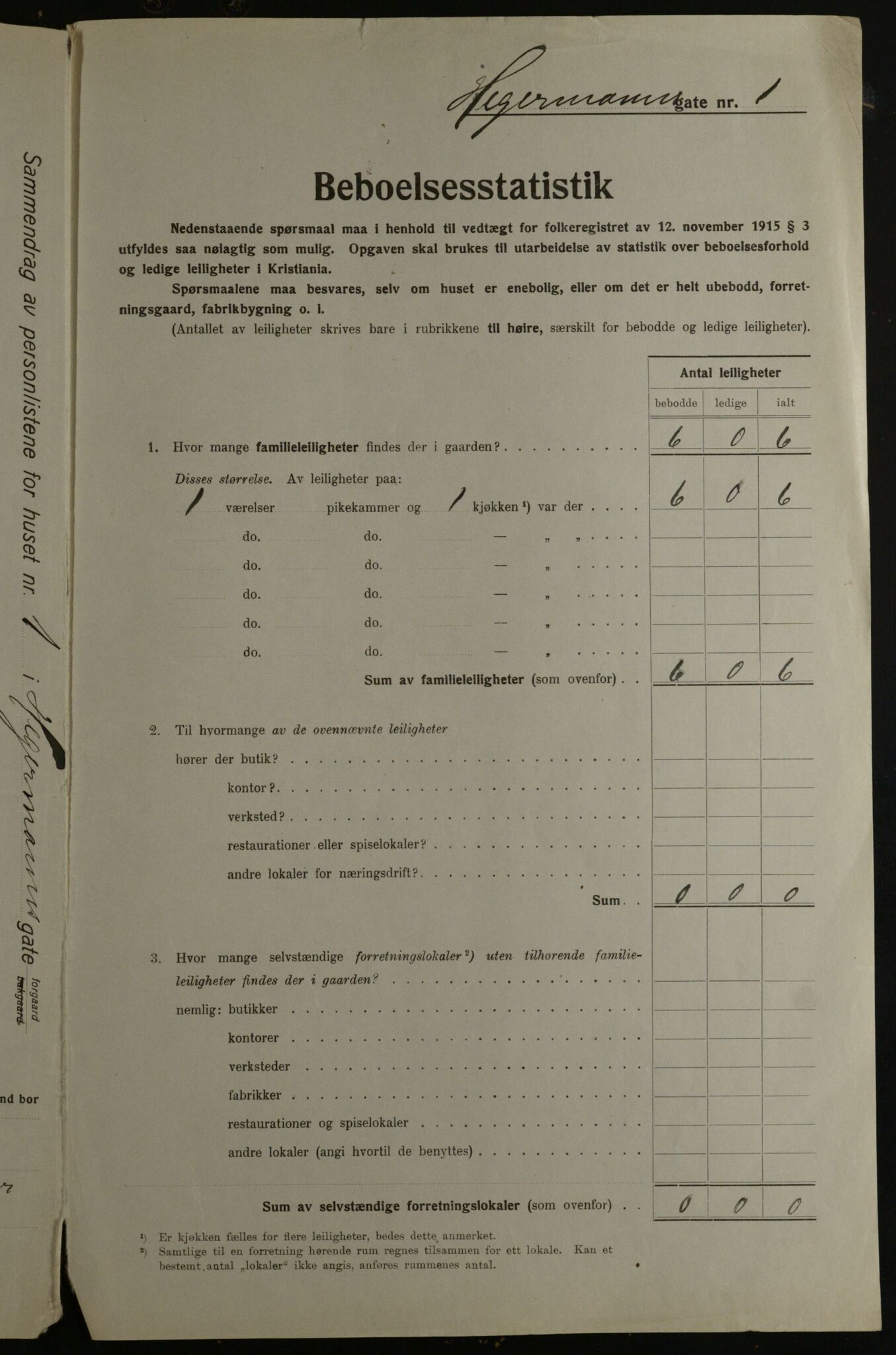 OBA, Municipal Census 1923 for Kristiania, 1923, p. 40792