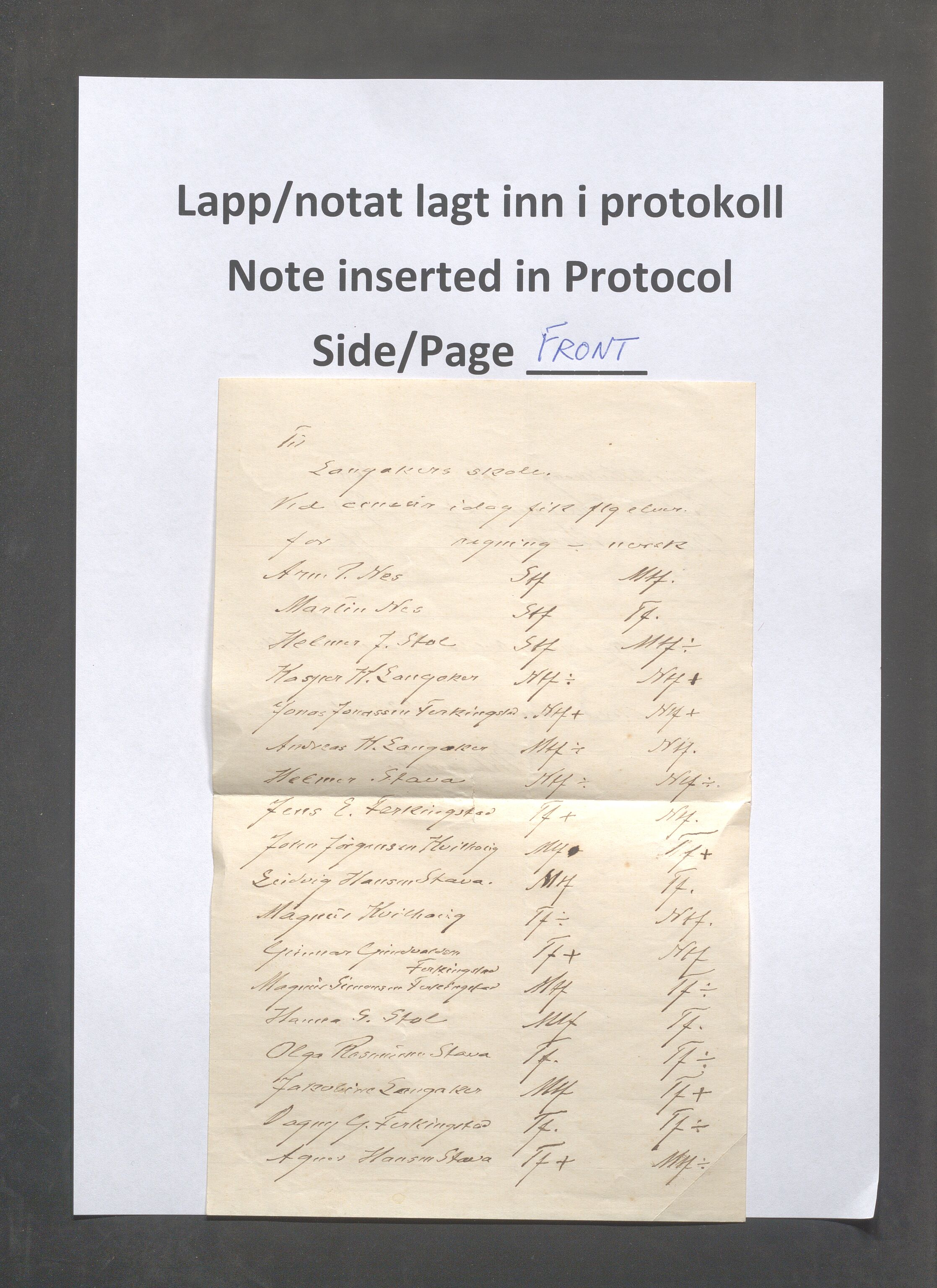 Skudenes kommune - Langåker - Ferkingstad skole, IKAR/A-303/H/L0003: Skoleprotokoll 2.-7. kl., 1911-1924