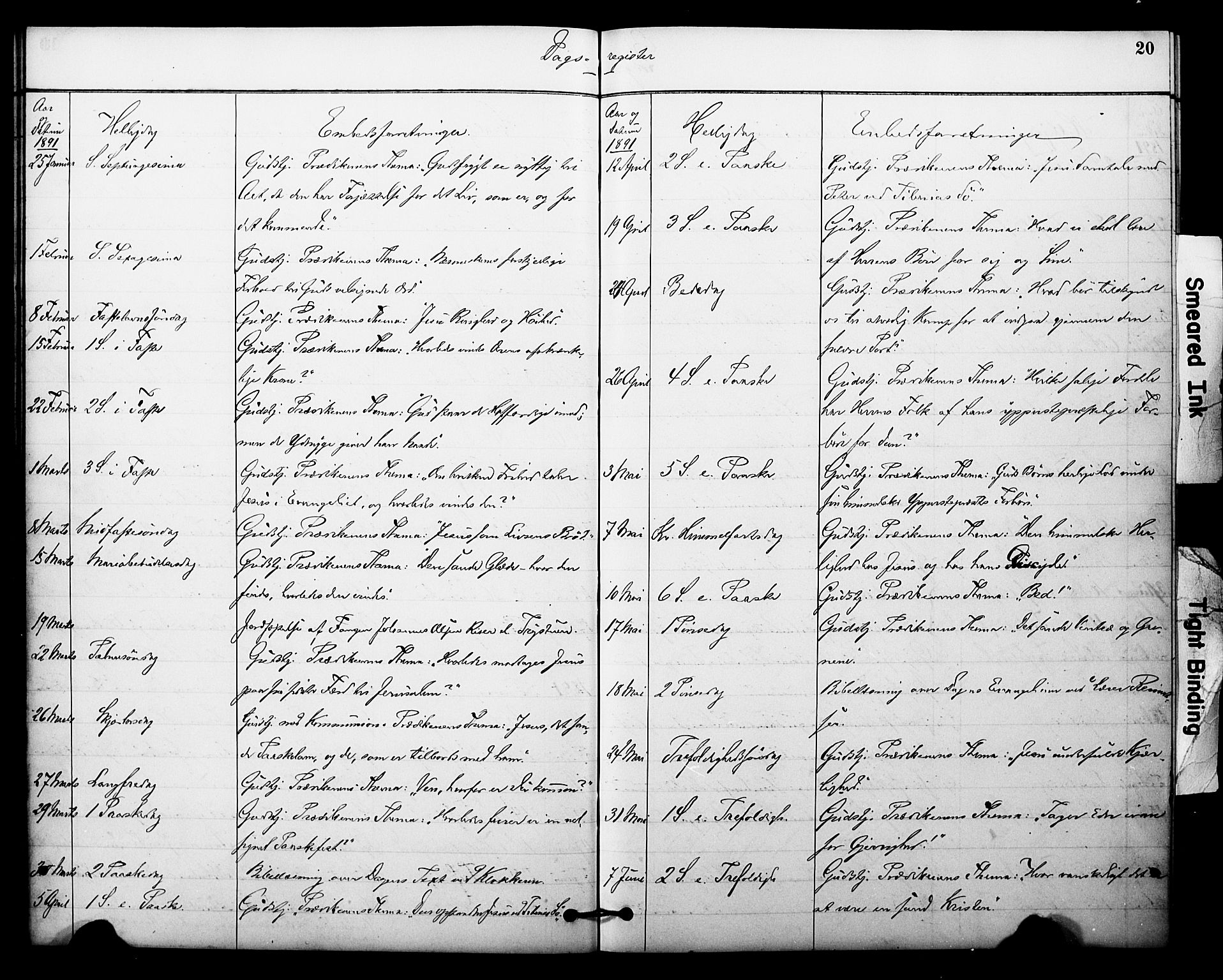 Akershus festnings slaveri Kirkebøker, SAO/A-10841/F/Fa/L0003: Parish register (official) no. 3, 1884-1912, p. 20