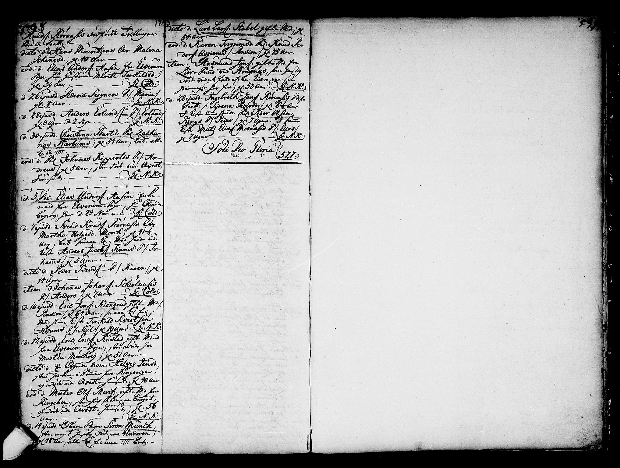 Kongsberg kirkebøker, SAKO/A-22/F/Fa/L0002: Parish register (official) no. I 2, 1721-1743, p. 538-539
