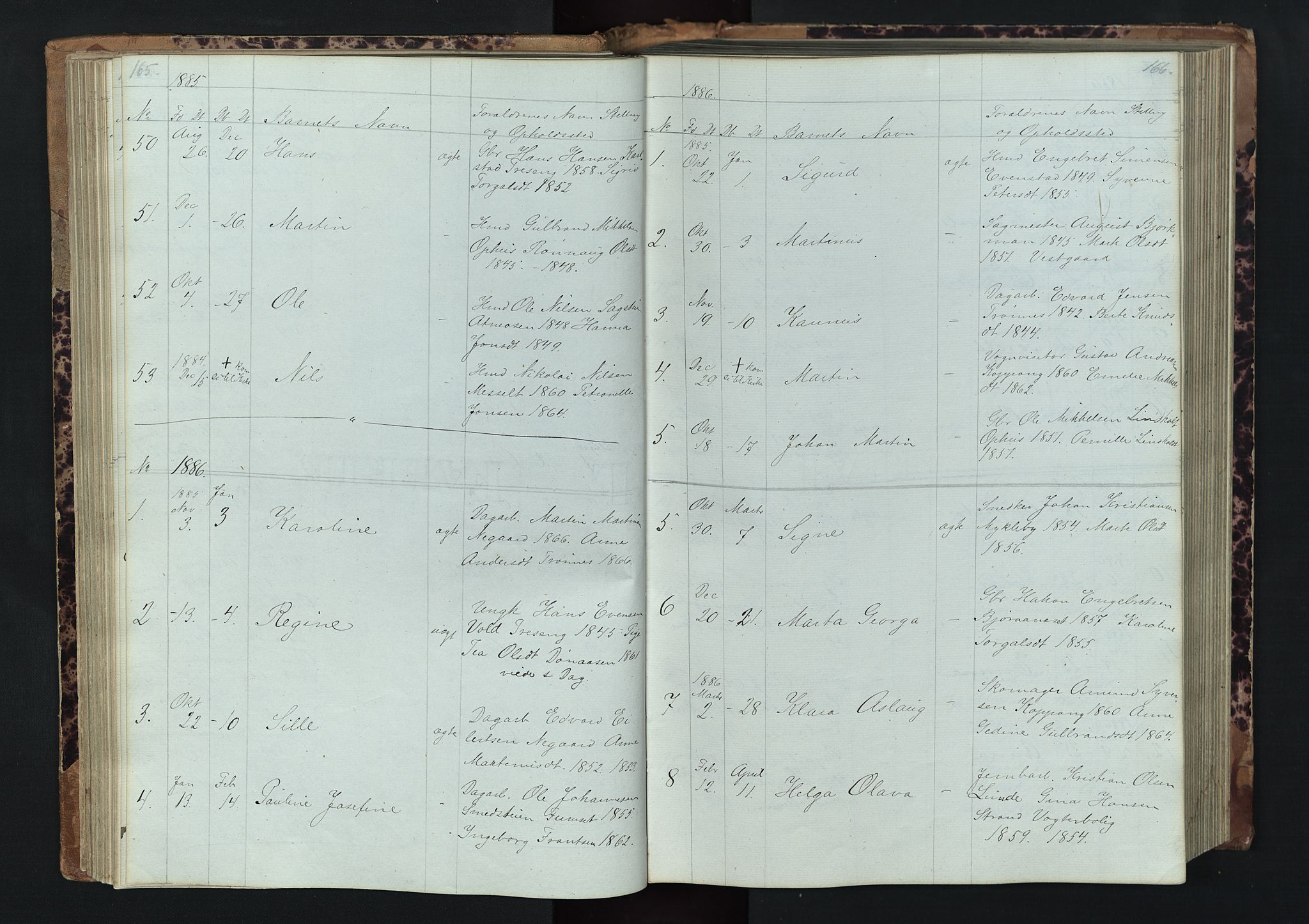 Stor-Elvdal prestekontor, SAH/PREST-052/H/Ha/Hab/L0001: Parish register (copy) no. 1 /1, 1860-1894, p. 165-166