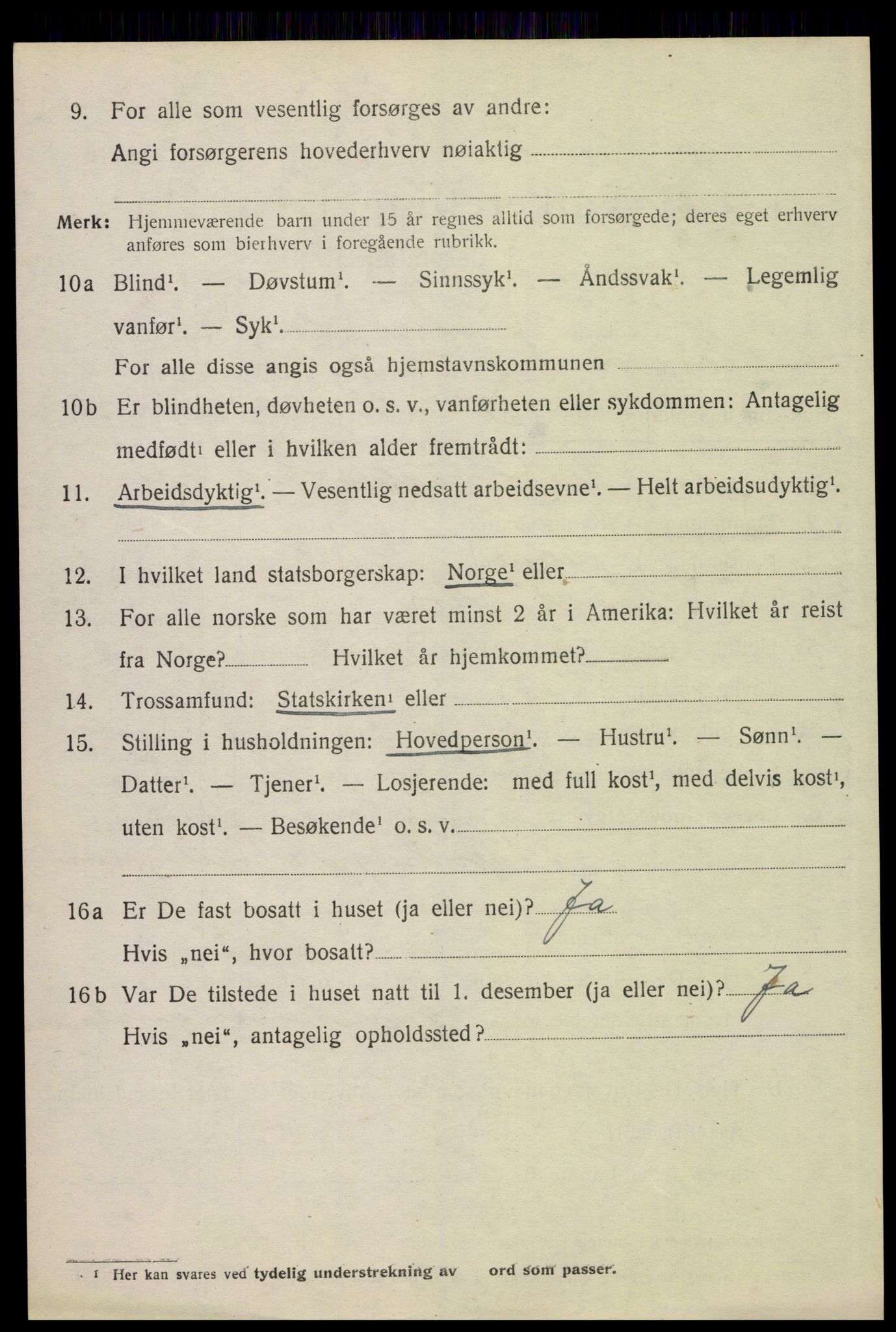 SAH, 1920 census for Åsnes, 1920, p. 8531