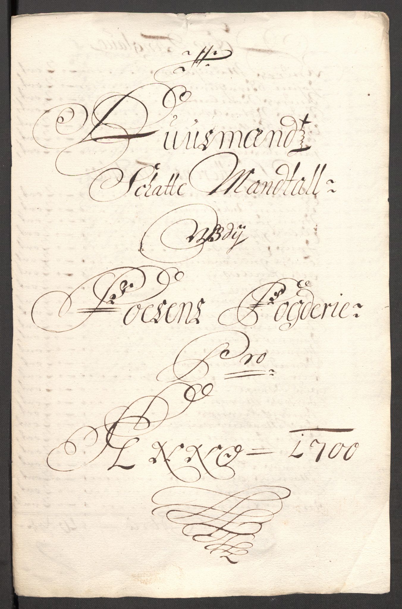 Rentekammeret inntil 1814, Reviderte regnskaper, Fogderegnskap, AV/RA-EA-4092/R57/L3854: Fogderegnskap Fosen, 1700-1701, p. 148