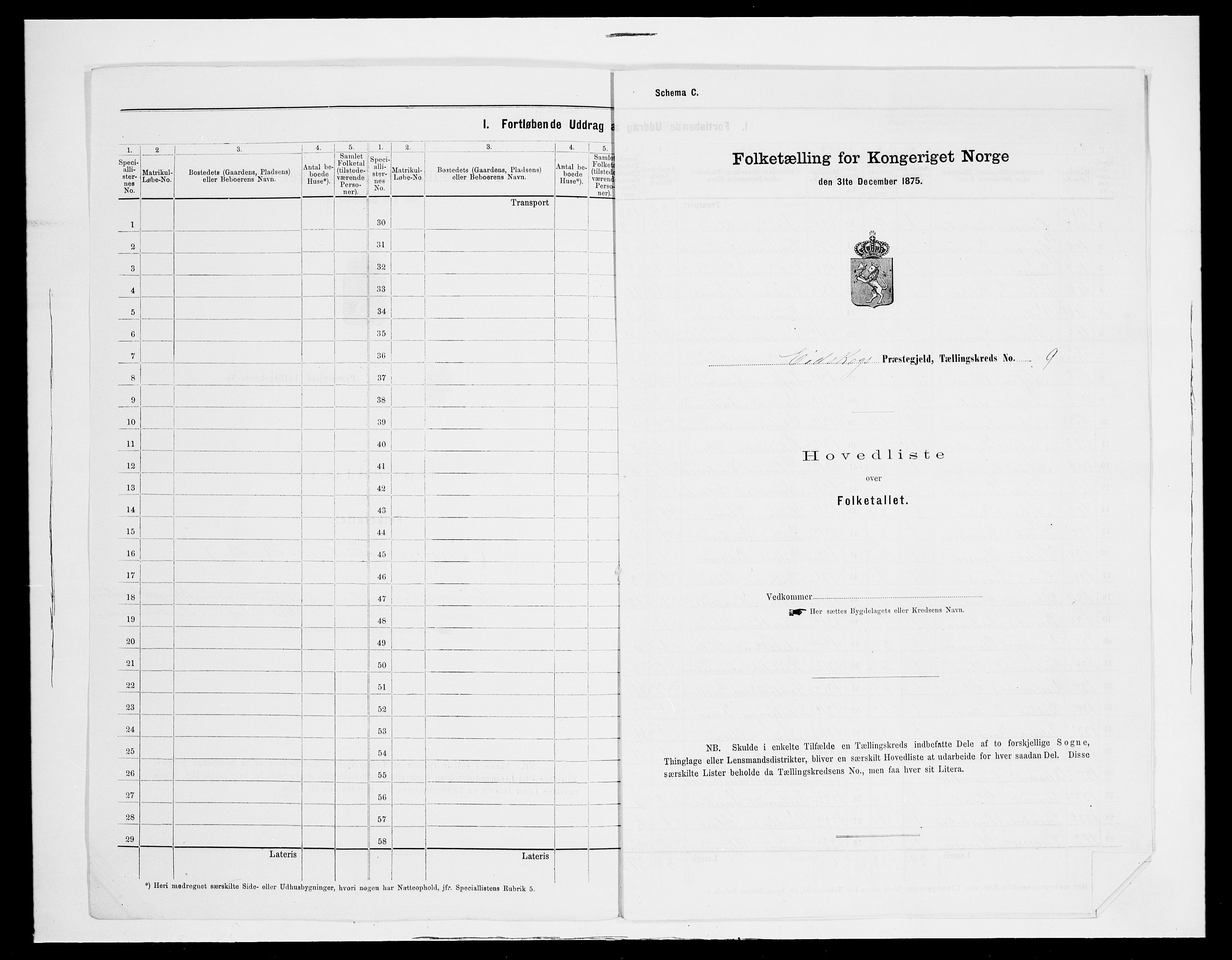 SAH, 1875 census for 0420P Eidskog, 1875, p. 50