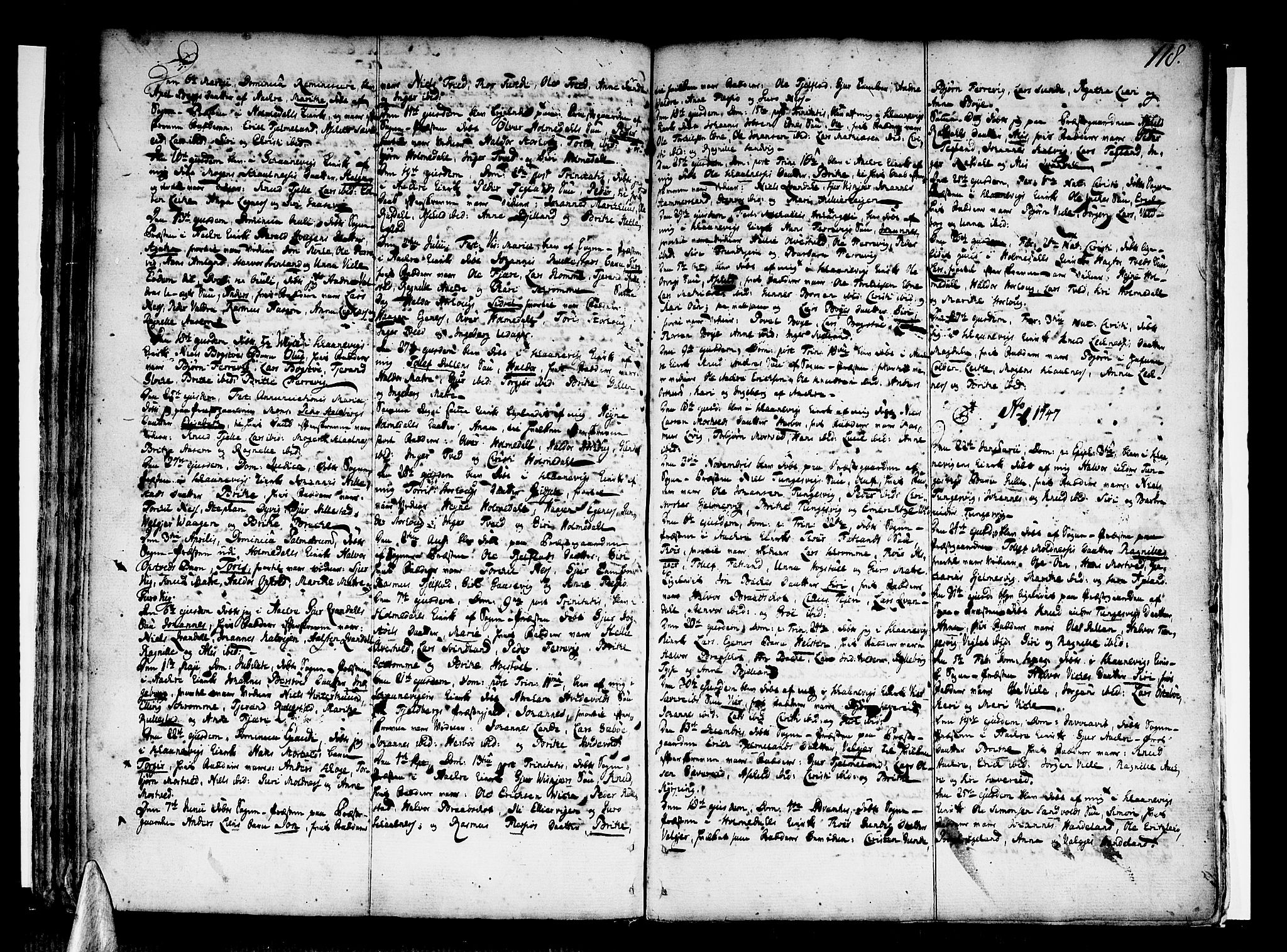 Skånevik sokneprestembete, SAB/A-77801/H/Haa: Parish register (official) no. A 1, 1745-1789, p. 118