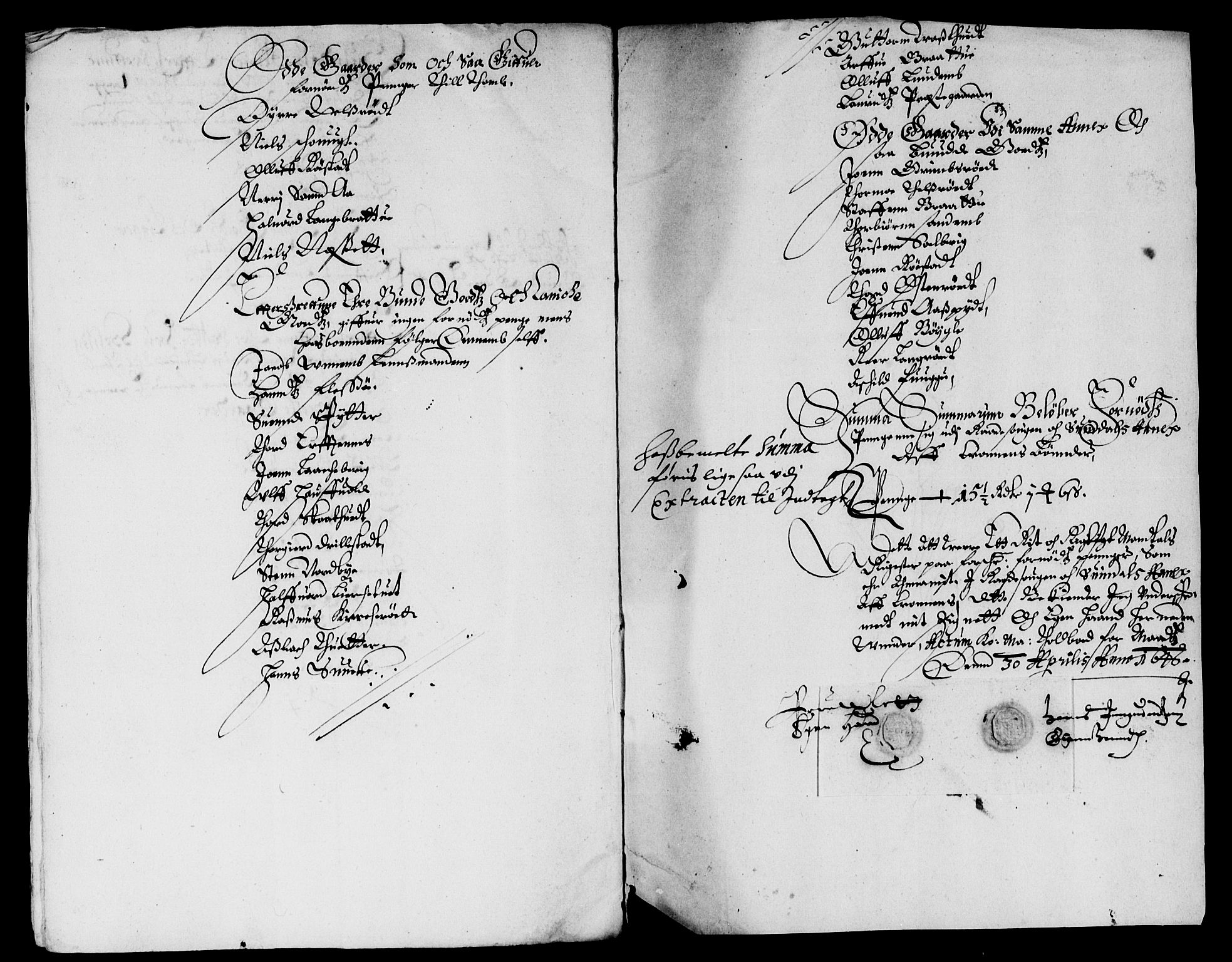 Rentekammeret inntil 1814, Reviderte regnskaper, Lensregnskaper, RA/EA-5023/R/Rb/Rba/L0190: Akershus len, 1645-1647