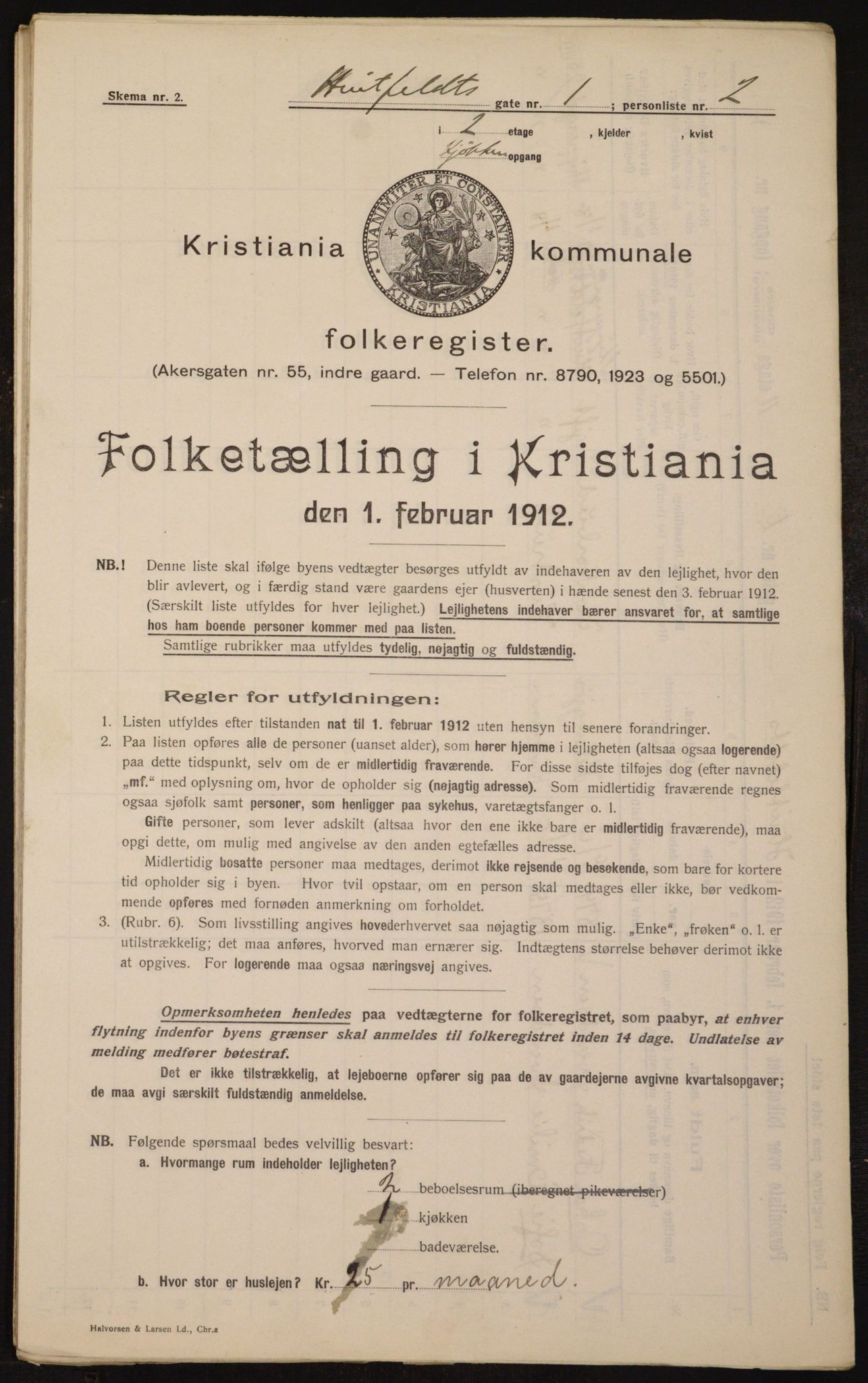 OBA, Municipal Census 1912 for Kristiania, 1912, p. 41929