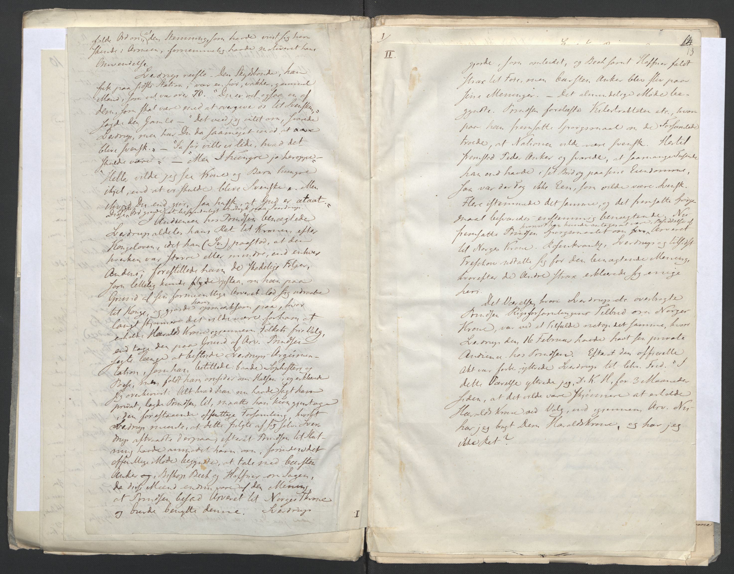 Faye, Andreas, AV/RA-PA-0015/F/Fh/L0028/0003: -- / Optegnelser ang. begivenhedene 1807-1814 af Thulstrup, L. Stoud Platou, C. St. Platou, G. Sverdrup, Løvenskiold m.fl. (afg. i samme anledning), p. 16