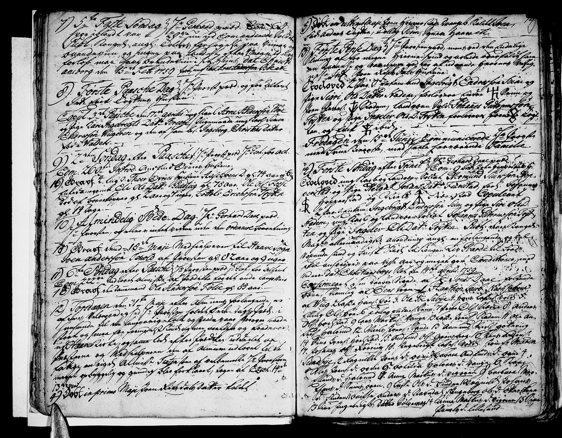 Vik sokneprestembete, SAB/A-81501: Parish register (official) no. A 3 /1, 1755-1771, p. 14