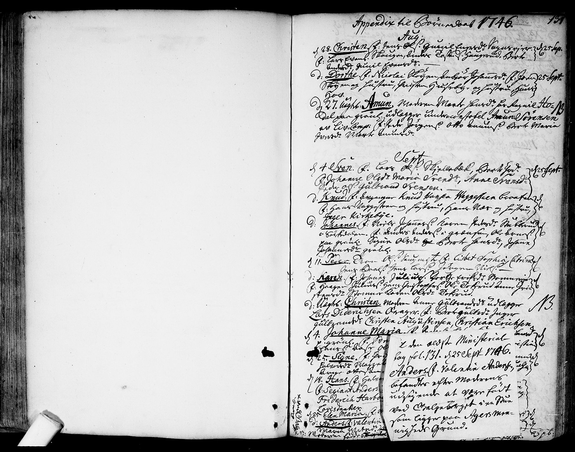 Aker prestekontor kirkebøker, SAO/A-10861/F/L0007: Parish register (official) no. 7, 1734-1748, p. 134