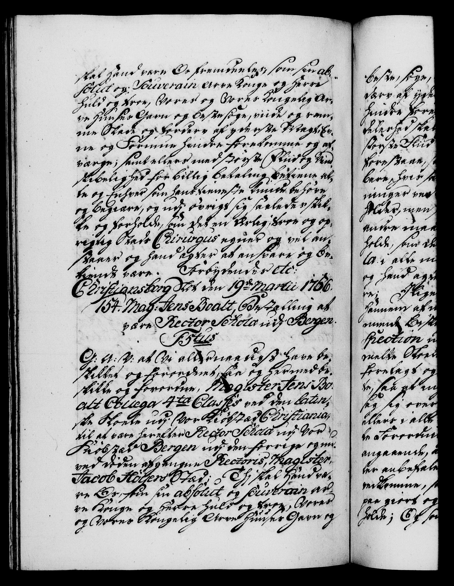 Danske Kanselli 1572-1799, AV/RA-EA-3023/F/Fc/Fca/Fcaa/L0039: Norske registre, 1755-1756, p. 536b