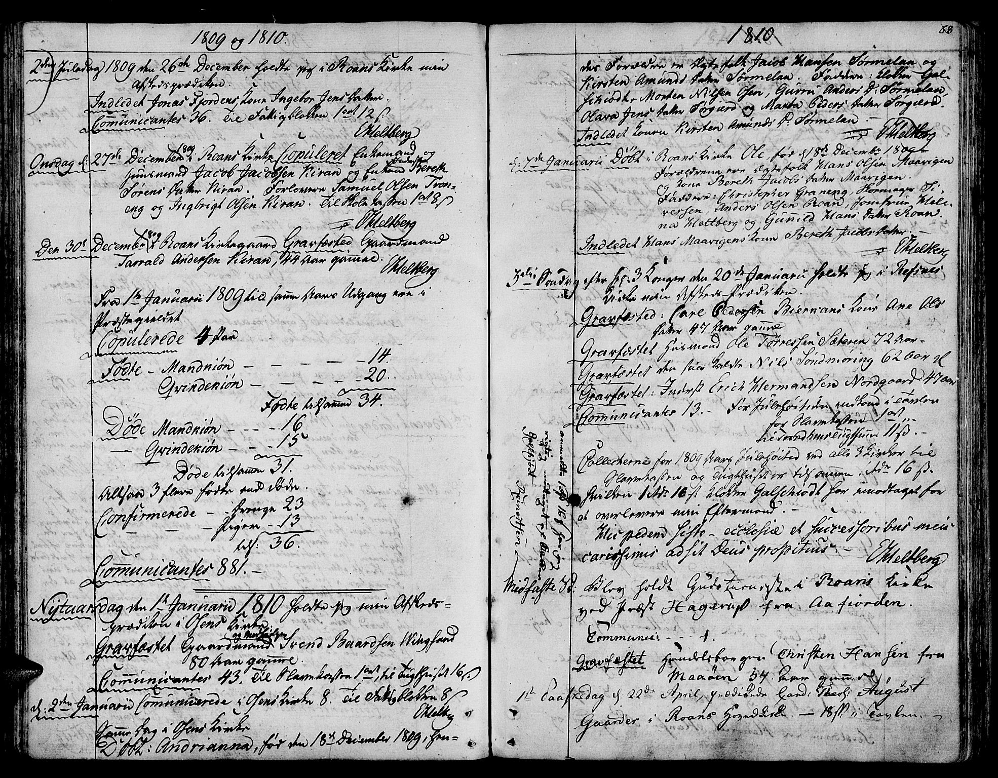 Ministerialprotokoller, klokkerbøker og fødselsregistre - Sør-Trøndelag, SAT/A-1456/657/L0701: Parish register (official) no. 657A02, 1802-1831, p. 68