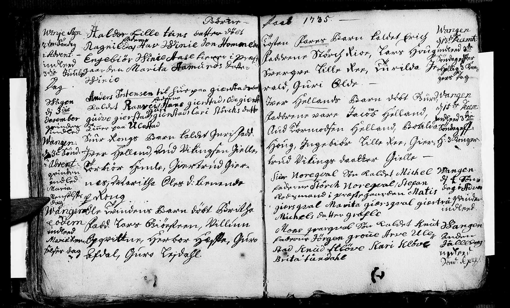 Voss sokneprestembete, AV/SAB-A-79001/H/Haa: Parish register (official) no. A 4, 1732-1736, p. 69