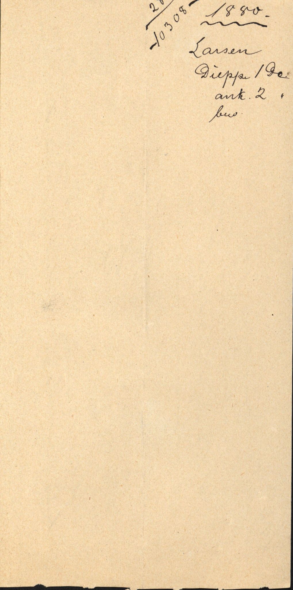 Pa 63 - Østlandske skibsassuranceforening, VEMU/A-1079/G/Ga/L0012/0002: Havaridokumenter / Sophie, 1880