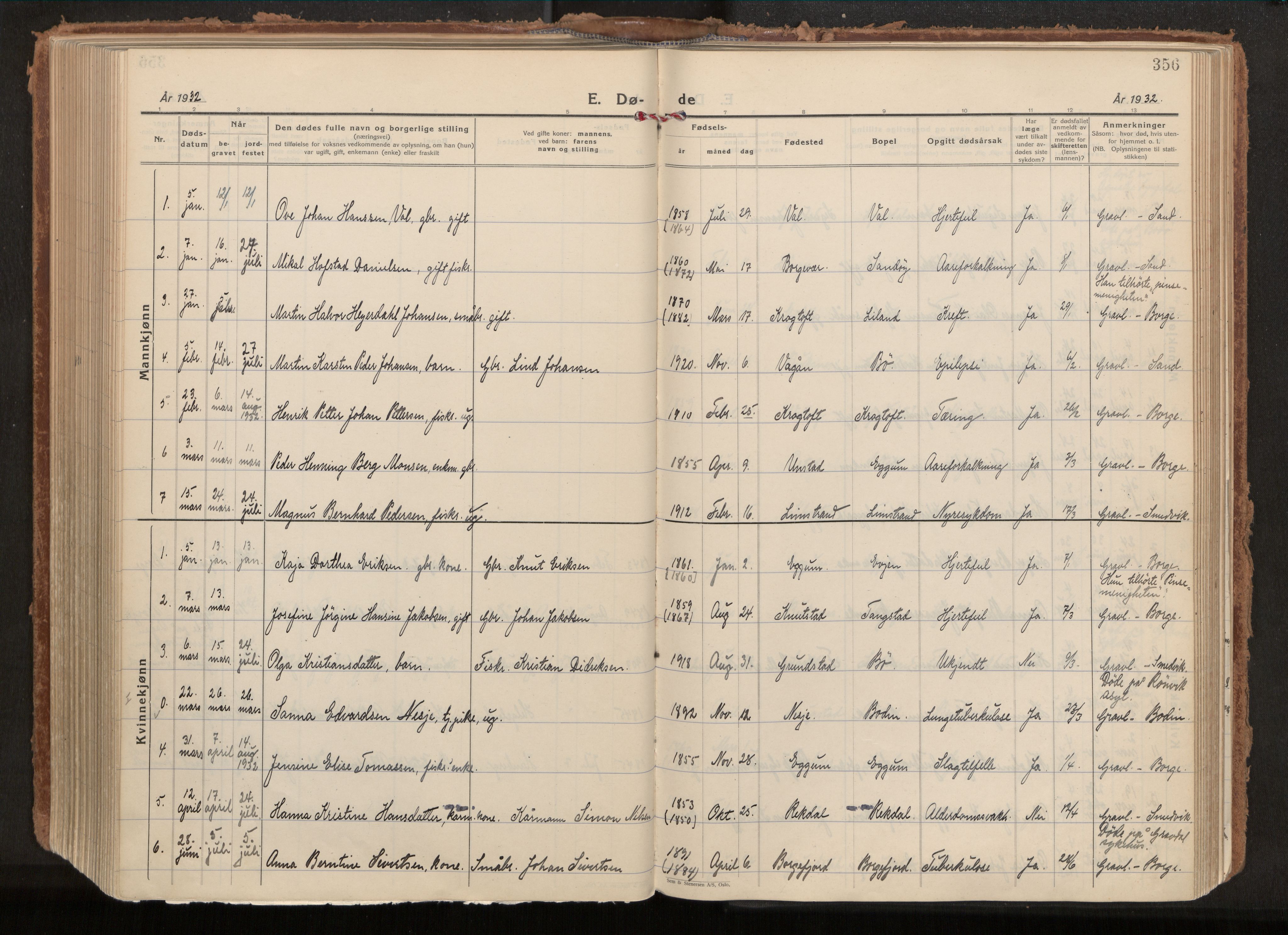 Ministerialprotokoller, klokkerbøker og fødselsregistre - Nordland, AV/SAT-A-1459/880/L1137: Parish register (official) no. 880A11, 1927-1944, p. 356