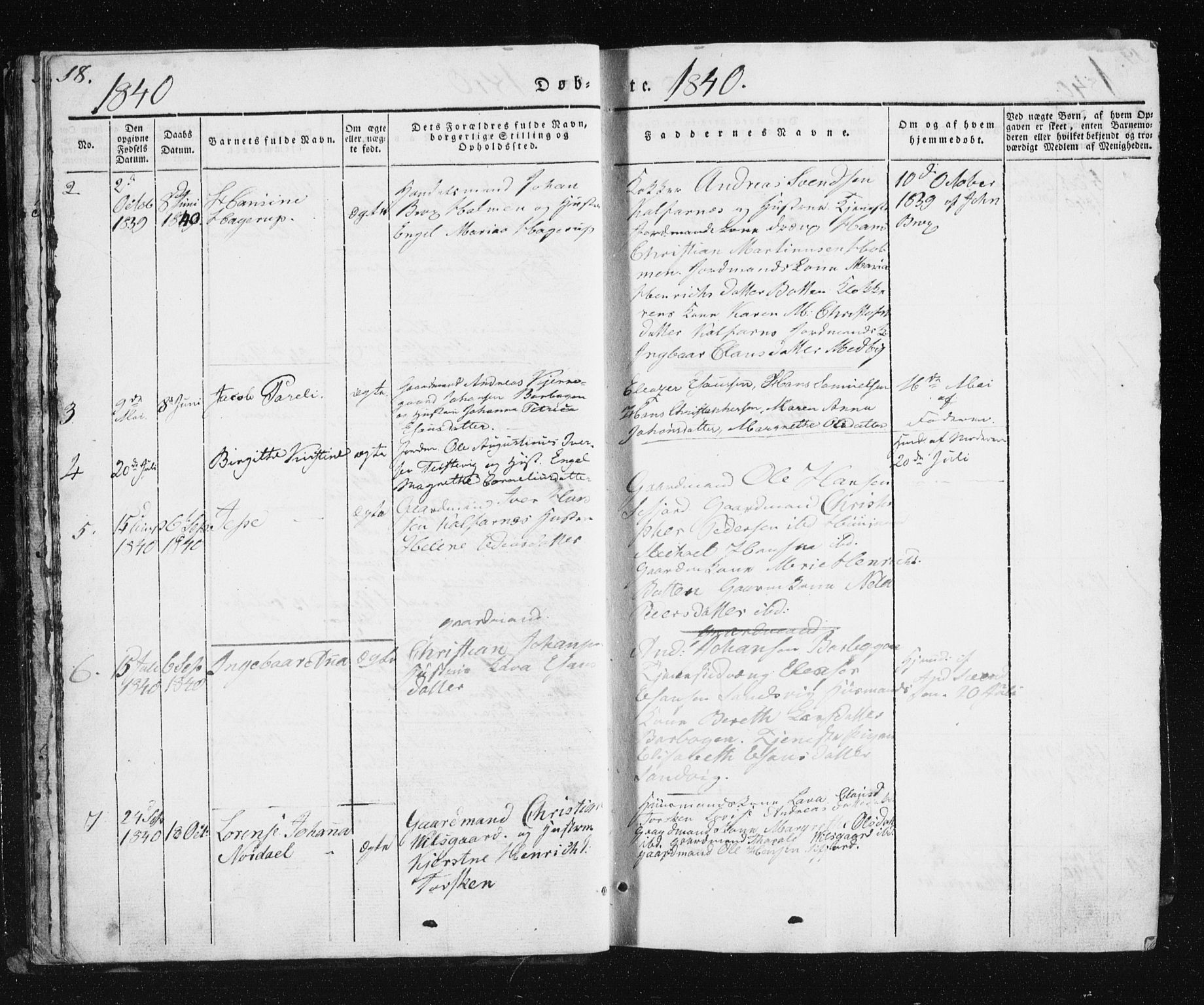 Berg sokneprestkontor, SATØ/S-1318/G/Ga/Gab/L0011klokker: Parish register (copy) no. 11, 1833-1878, p. 18