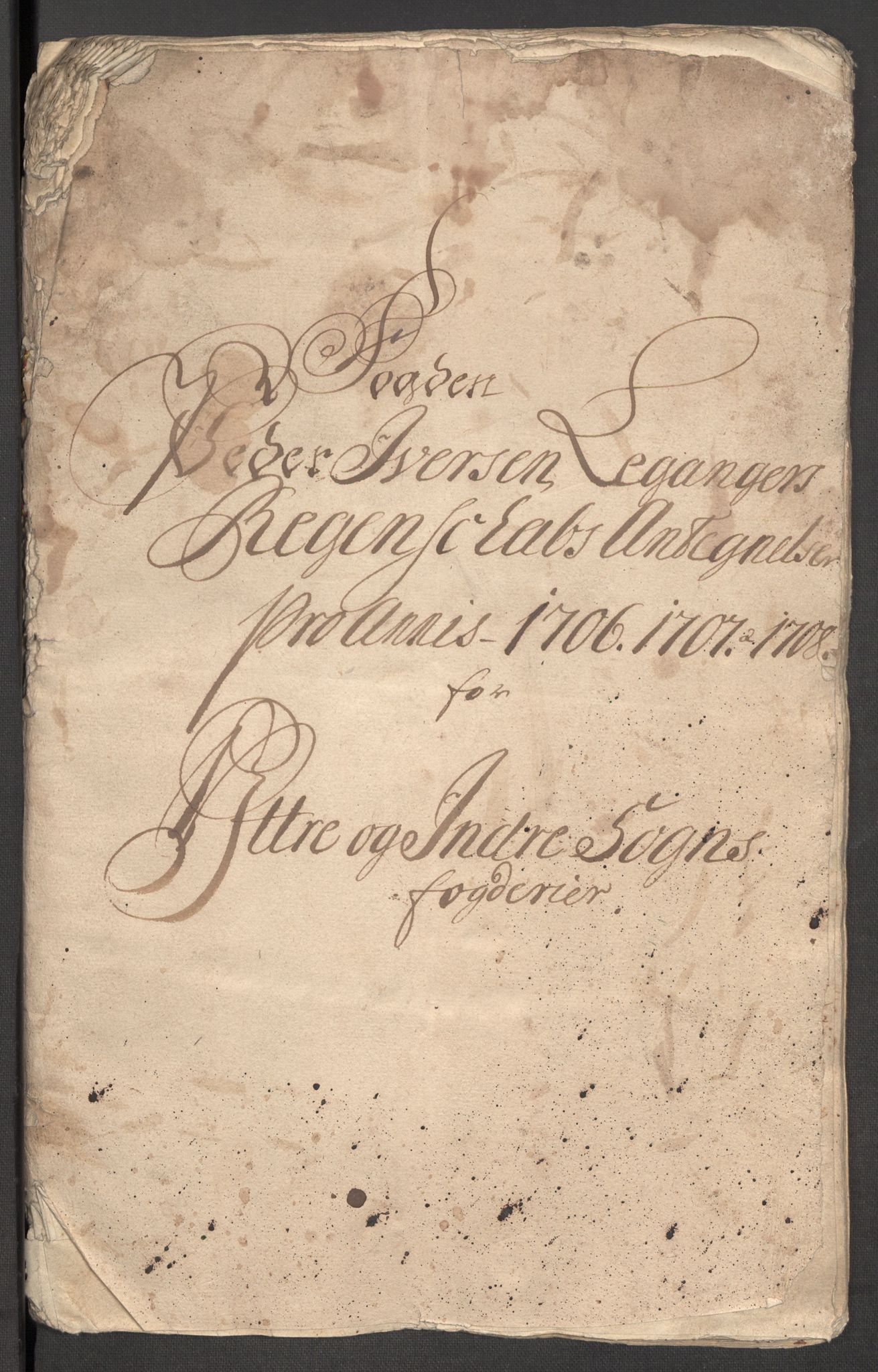 Rentekammeret inntil 1814, Reviderte regnskaper, Fogderegnskap, AV/RA-EA-4092/R52/L3315: Fogderegnskap Sogn, 1708, p. 196